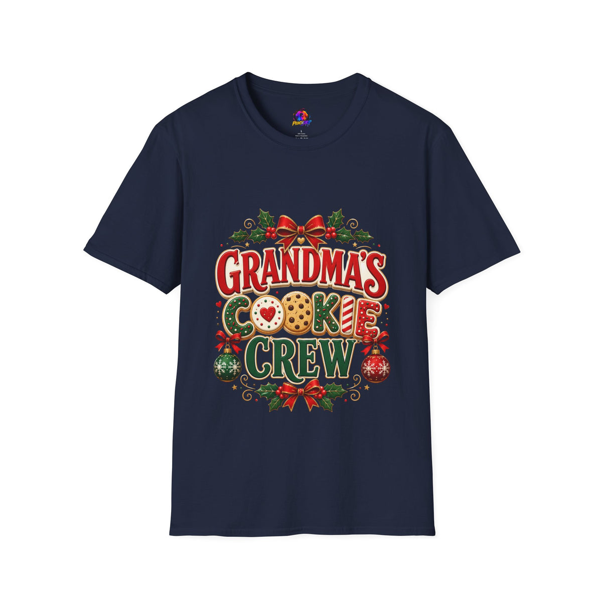 Grandma's Cookie Crew T-Shirt — Festive Christmas Baking Tee