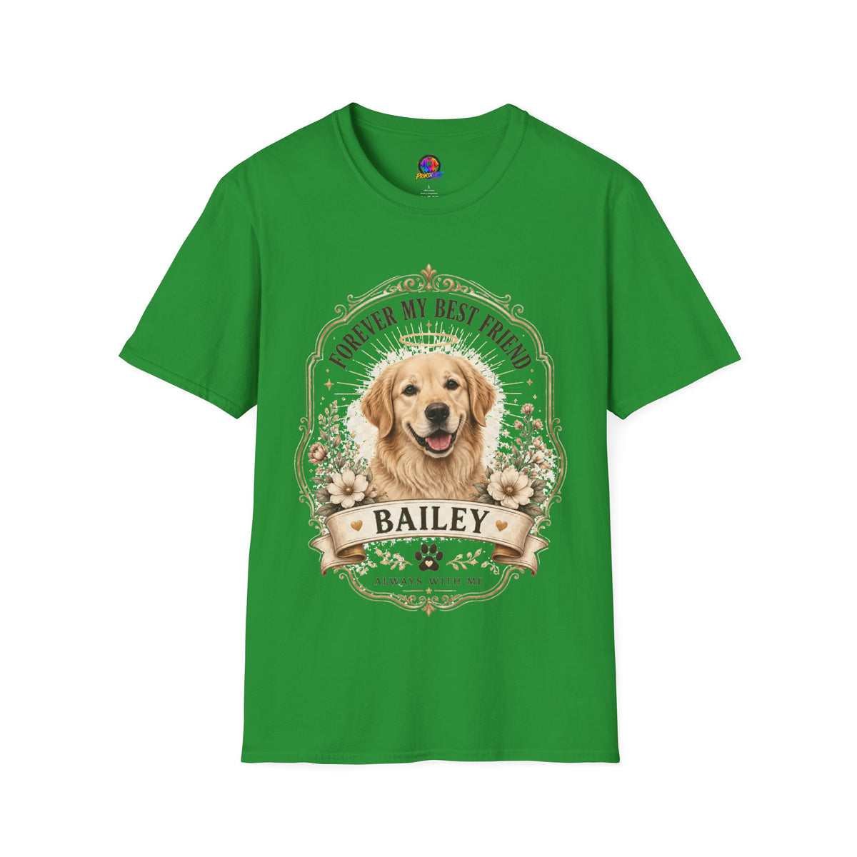 Forever My Best Friend Memorial Dog T-Shirt — Personalized Pet Tribute Tee