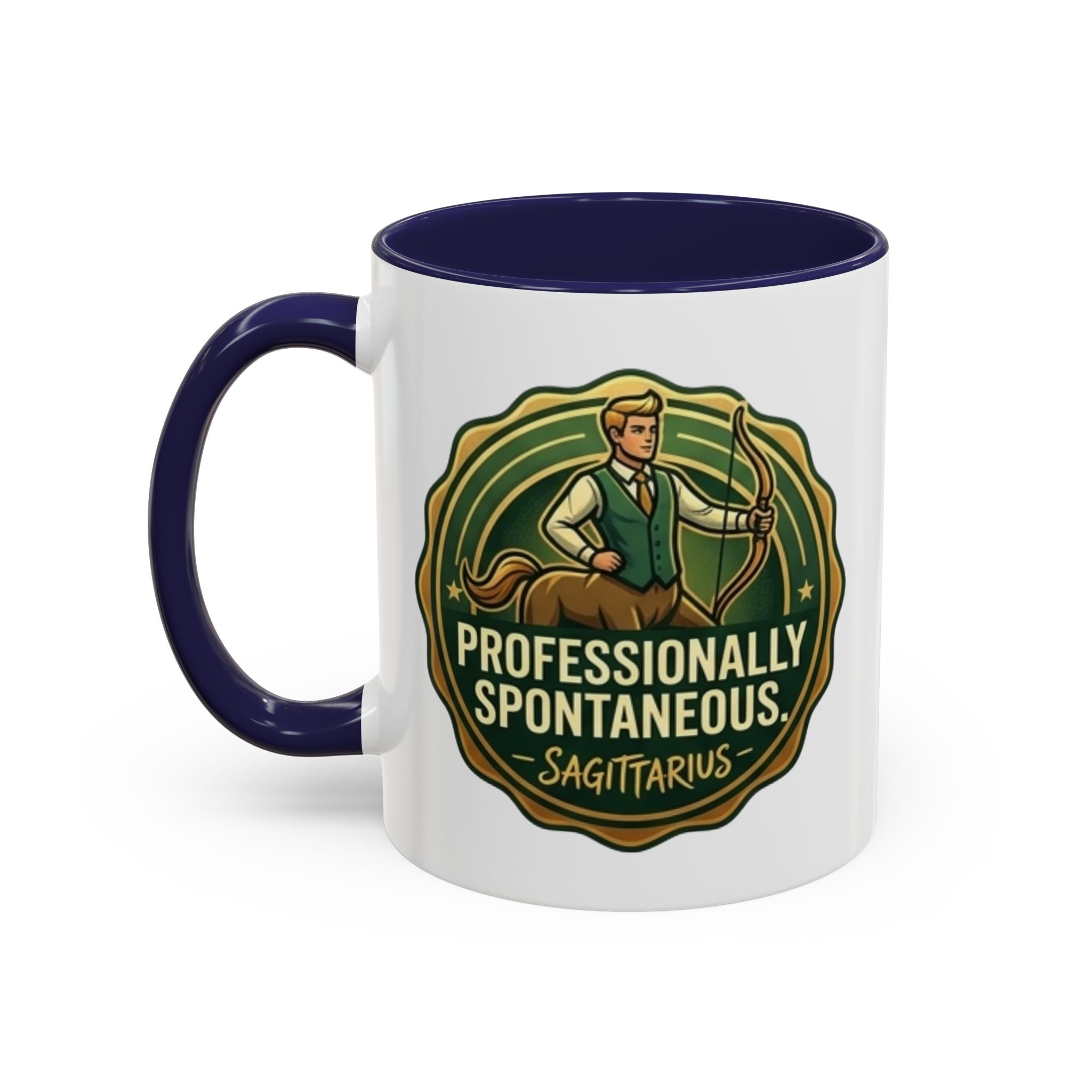 Sagittarius Coffee Mug - "Professionally Spontaneous" Zodiac Accent Mug