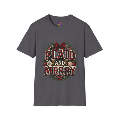 Plaid and Merry Christmas T-Shirt
