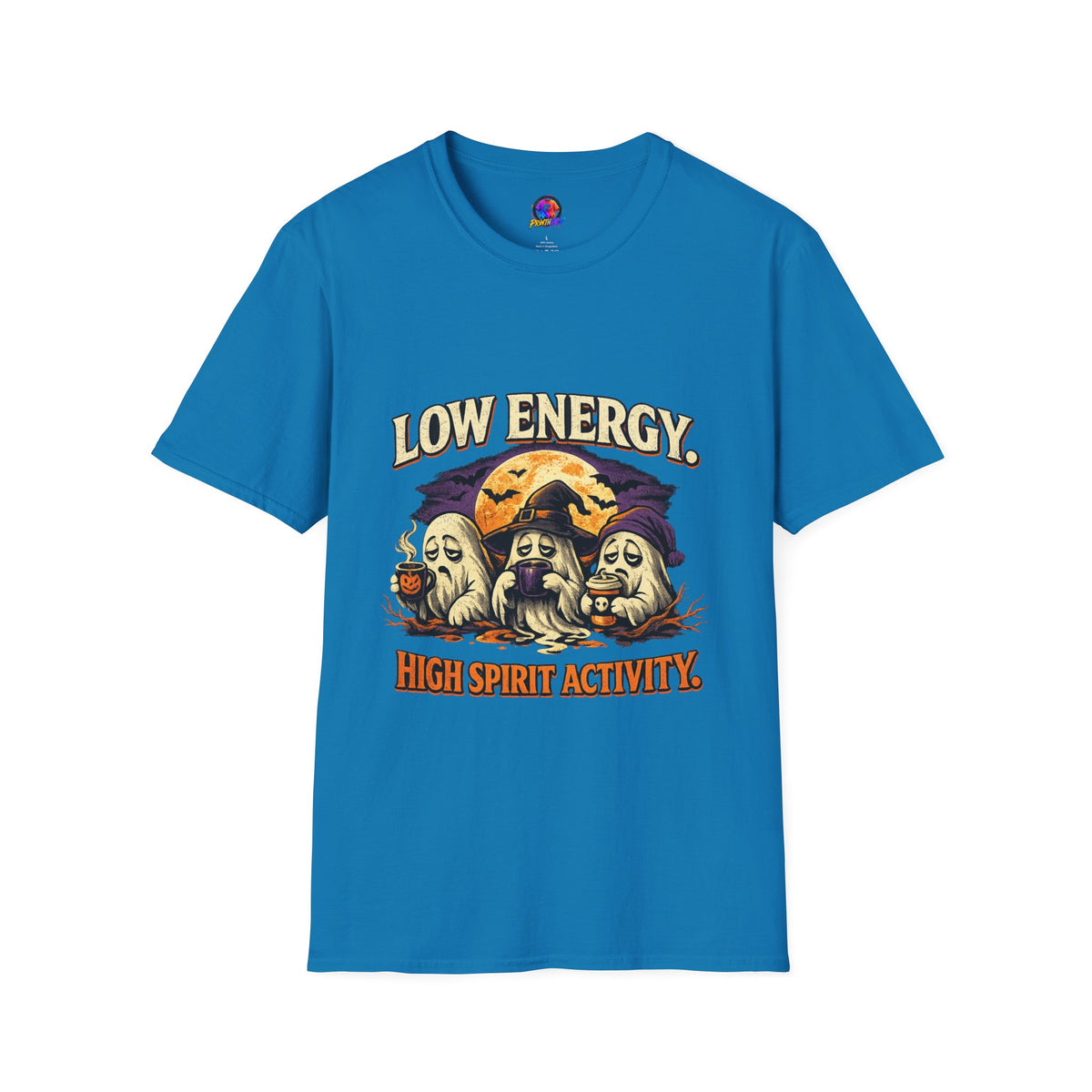 Halloween Low Energy High Spirit Unisex Softstyle T-Shirt