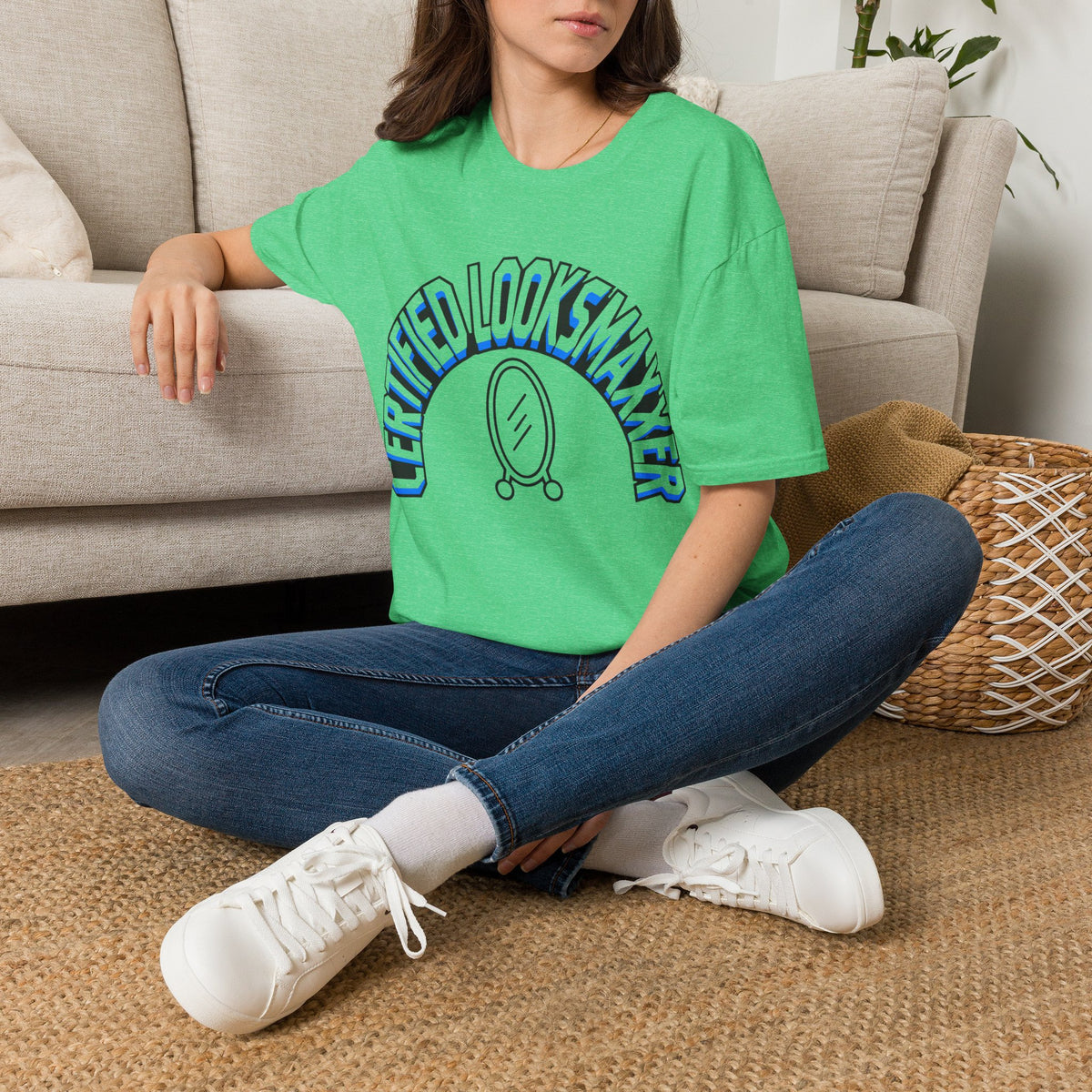 T-Shirt — "Certified Looksmaker" Graphic Tee with Hand Mirror Design - Trending Now - August 2026