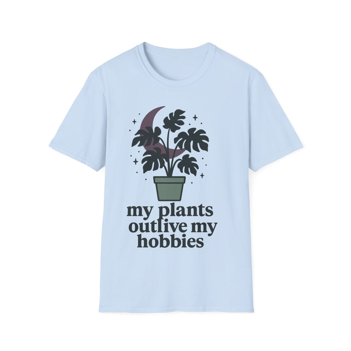 Botanical Moon Plant T-Shirt — “Plants Make Me Happy” Graphic Tee - Trending Now - September 2026