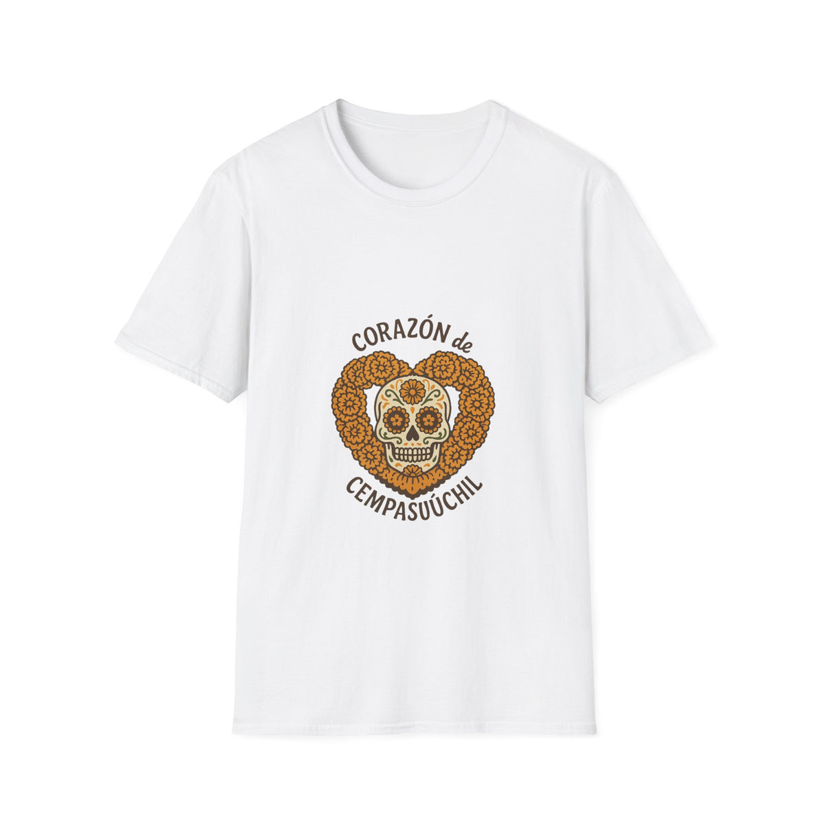 T-Shirt — Corazón de Champurrón Día de los Muertos Sugar Skull Tee - Trending Now - October 2026