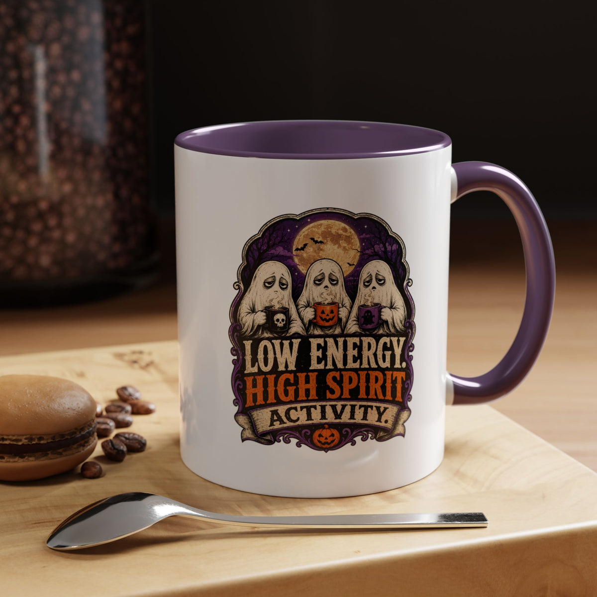 Halloween  Low Energy High Spirit Accent Coffee Mug