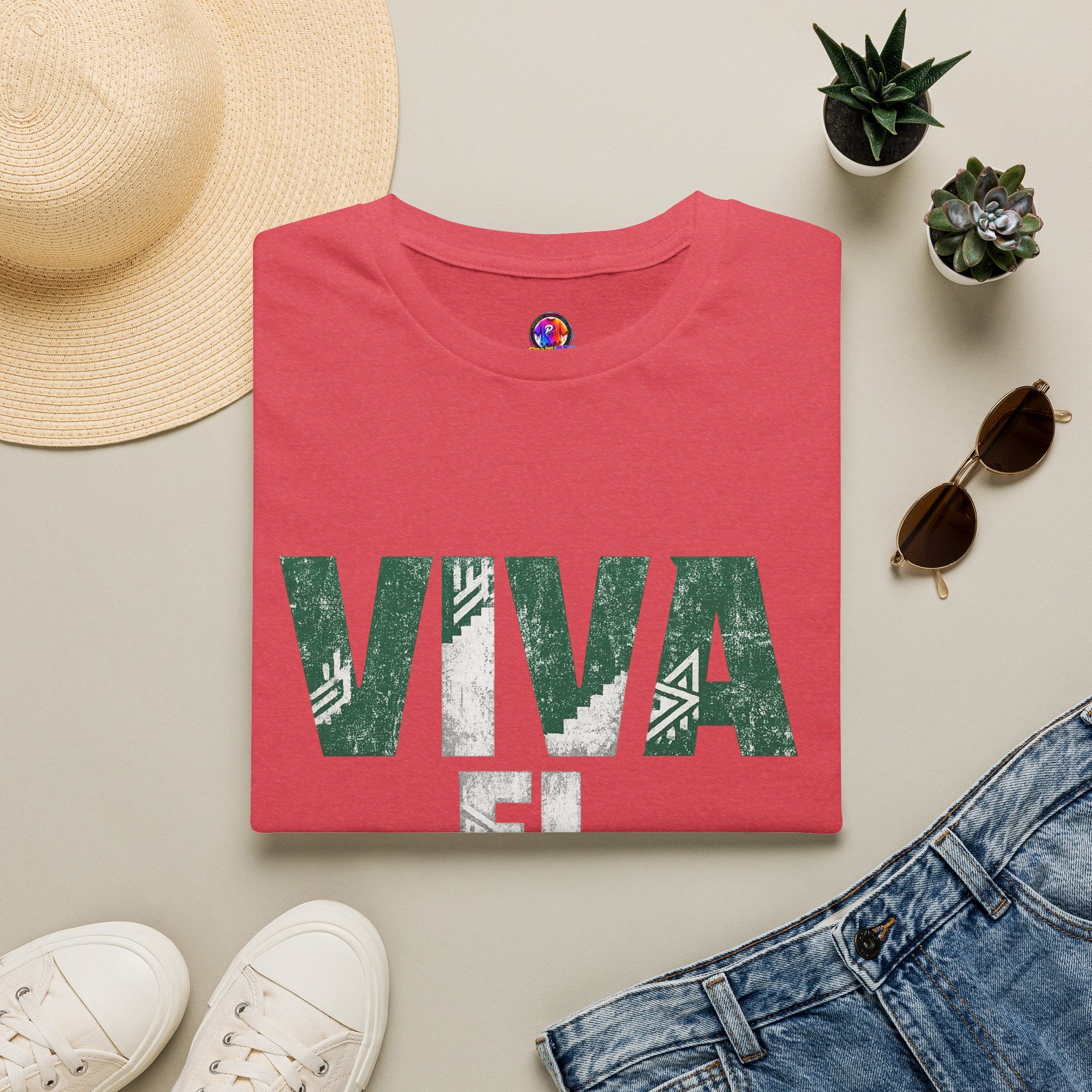 Mexico T-Shirt — "Viva El Fútbol" Mexican Soccer Graphic Tee