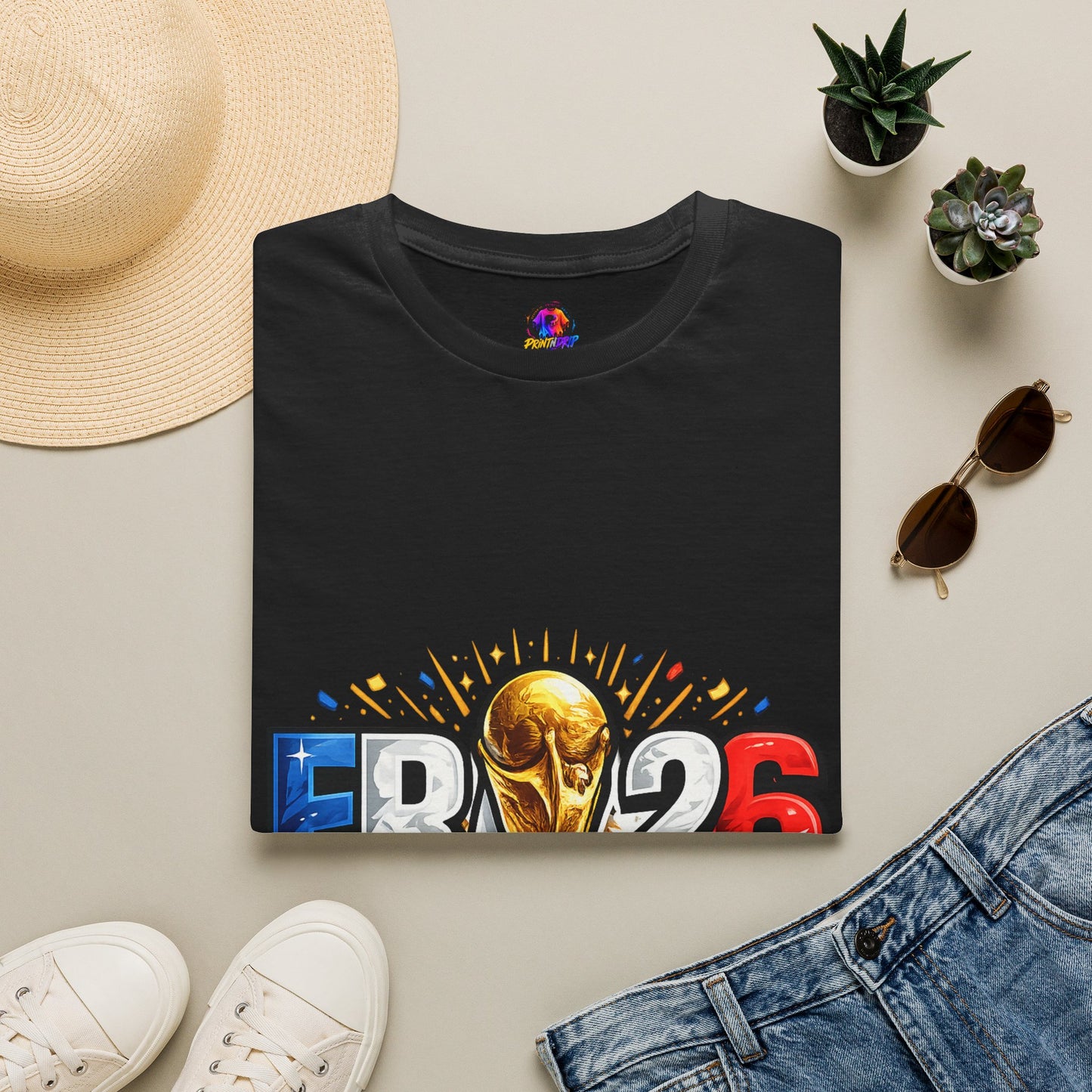 France World Cup Trophy 26 T-Shirt — Soccer Championship Fan Tee