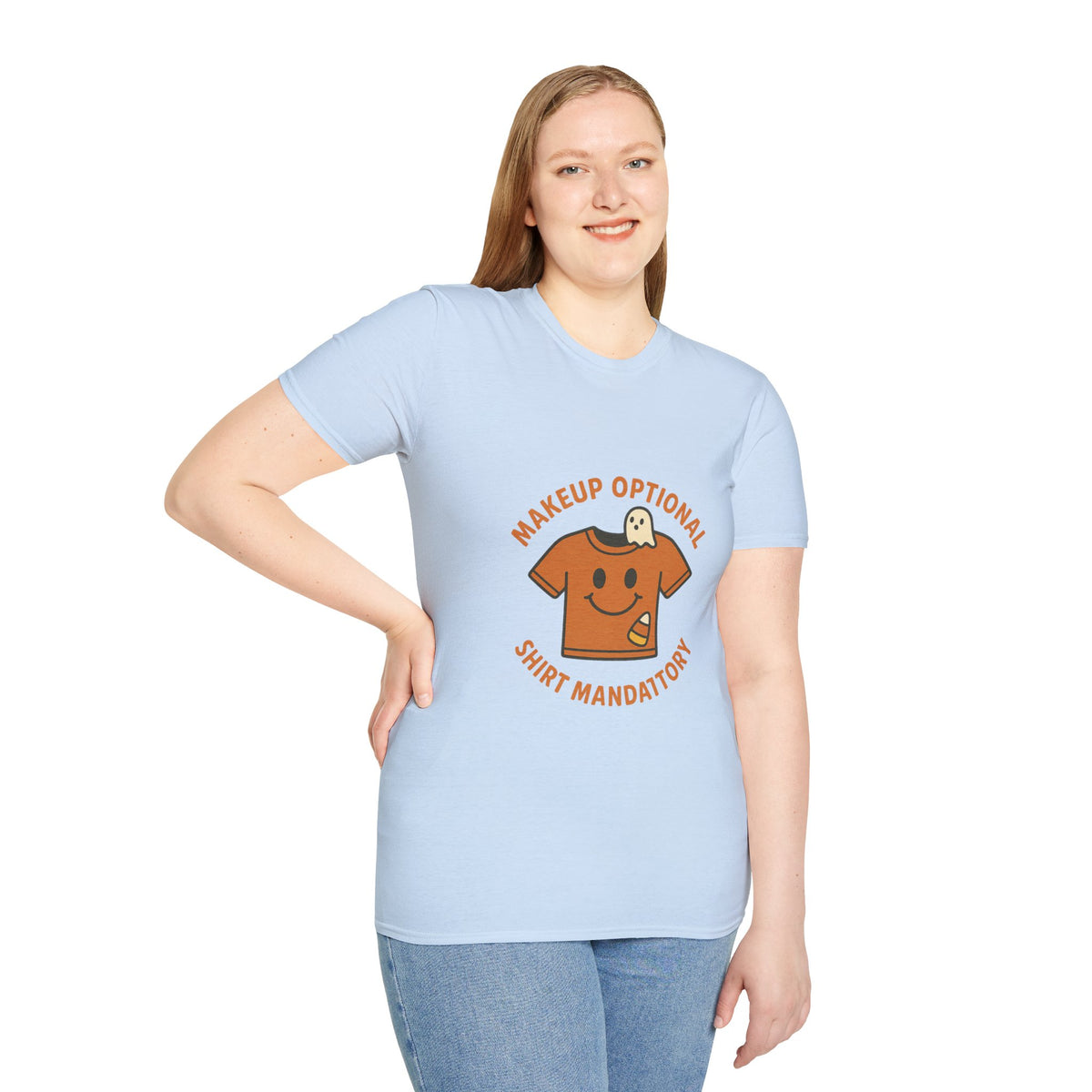 Cute Gingerbread 'Baked Optional, Plant-Based' T-Shirt - Trending Now - October 2026