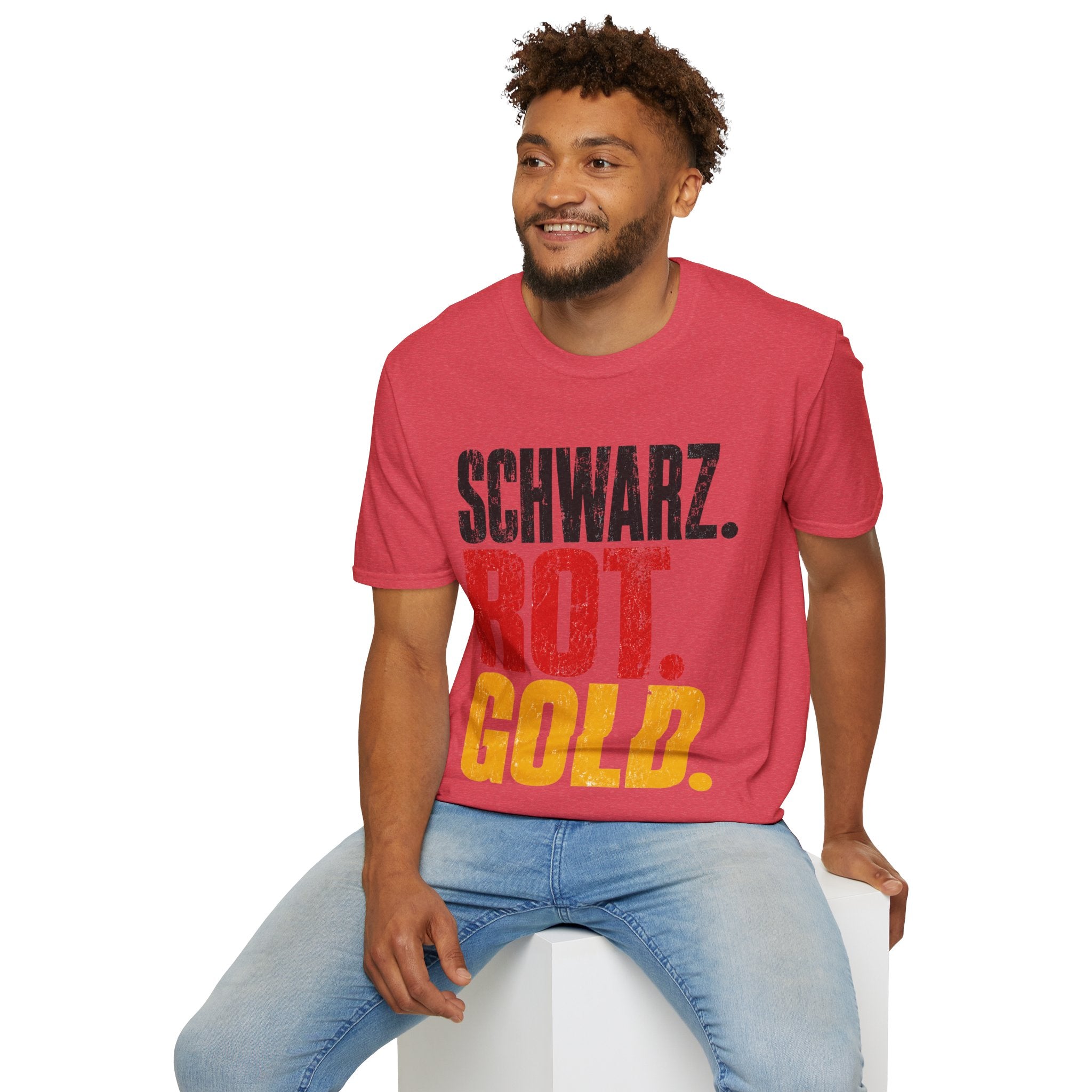 Germany Schwarz Rot Gold T-Shirt — German Flag Pride Graphic Tee