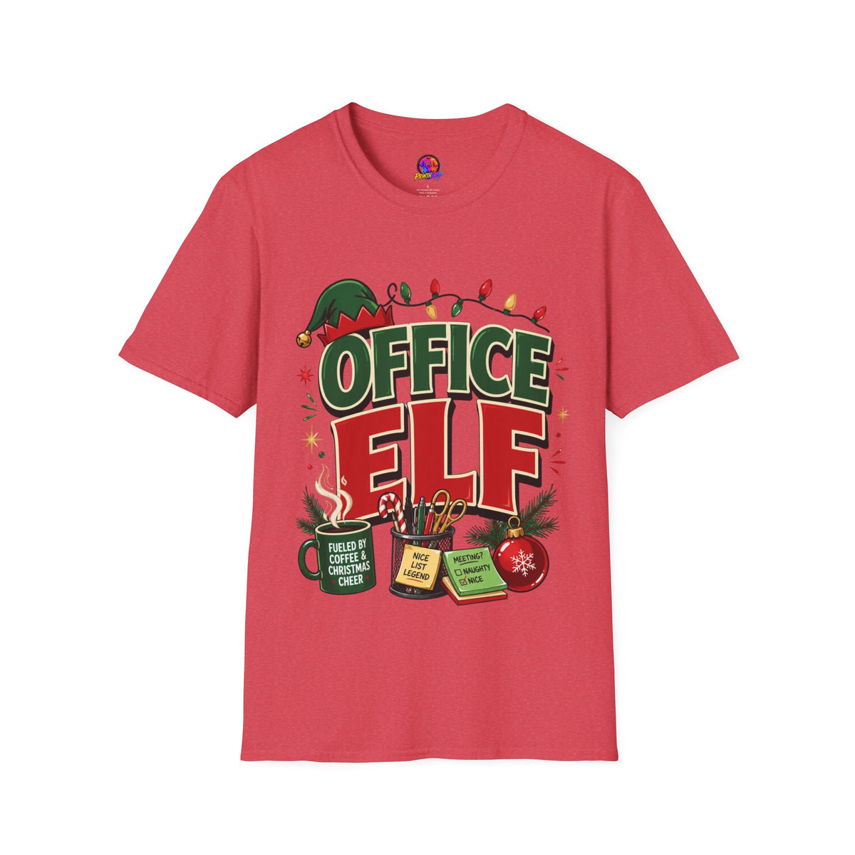 Office Elf T-Shirt — Funny Christmas Work Holiday Tee