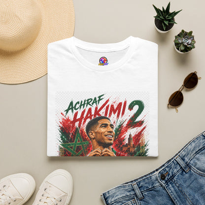 Achraf Hakimi #2 Soccer T-Shirt — Morocco Football Fan Tee