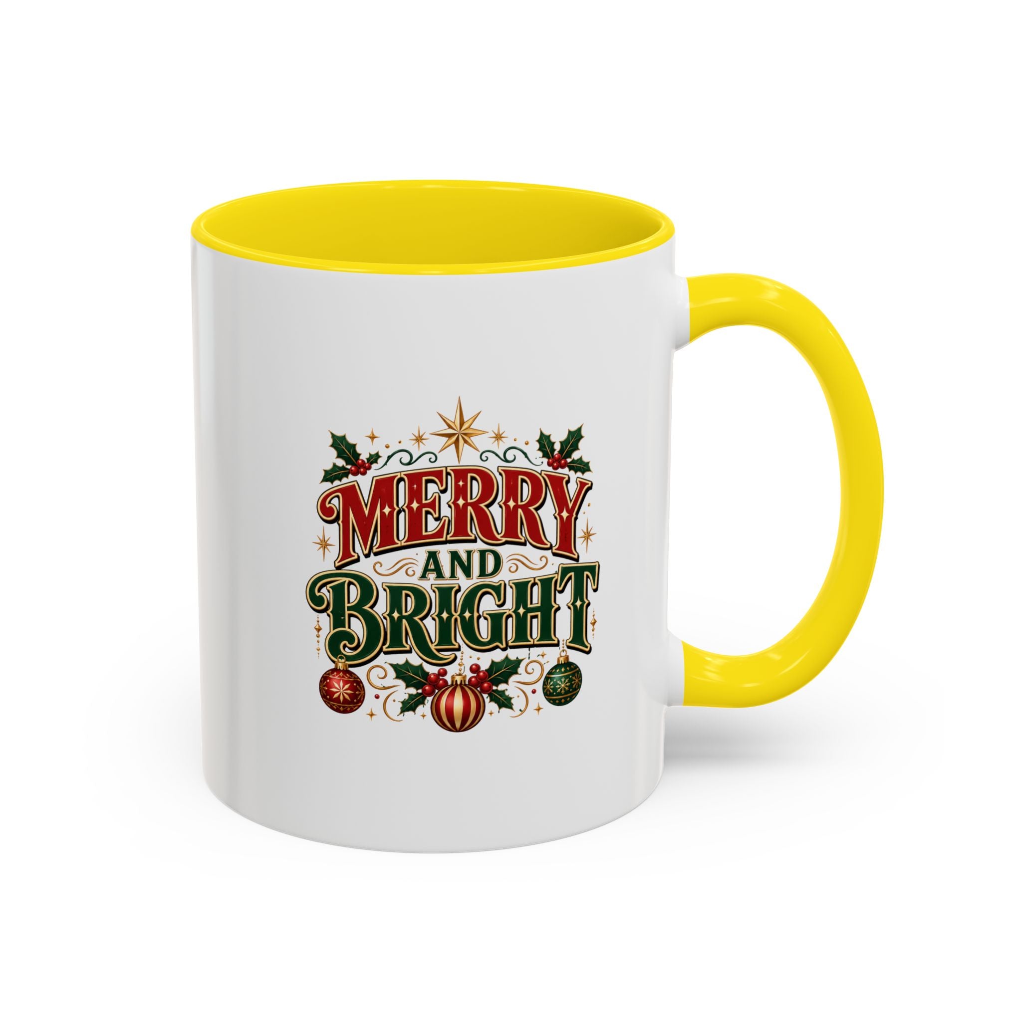 Accent Coffee Mug Merry Bright