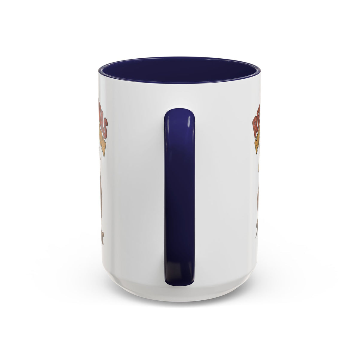 Funny And Witty "Relaxing Was Never An Option" Accent Coffee Mug (11, 15oz)