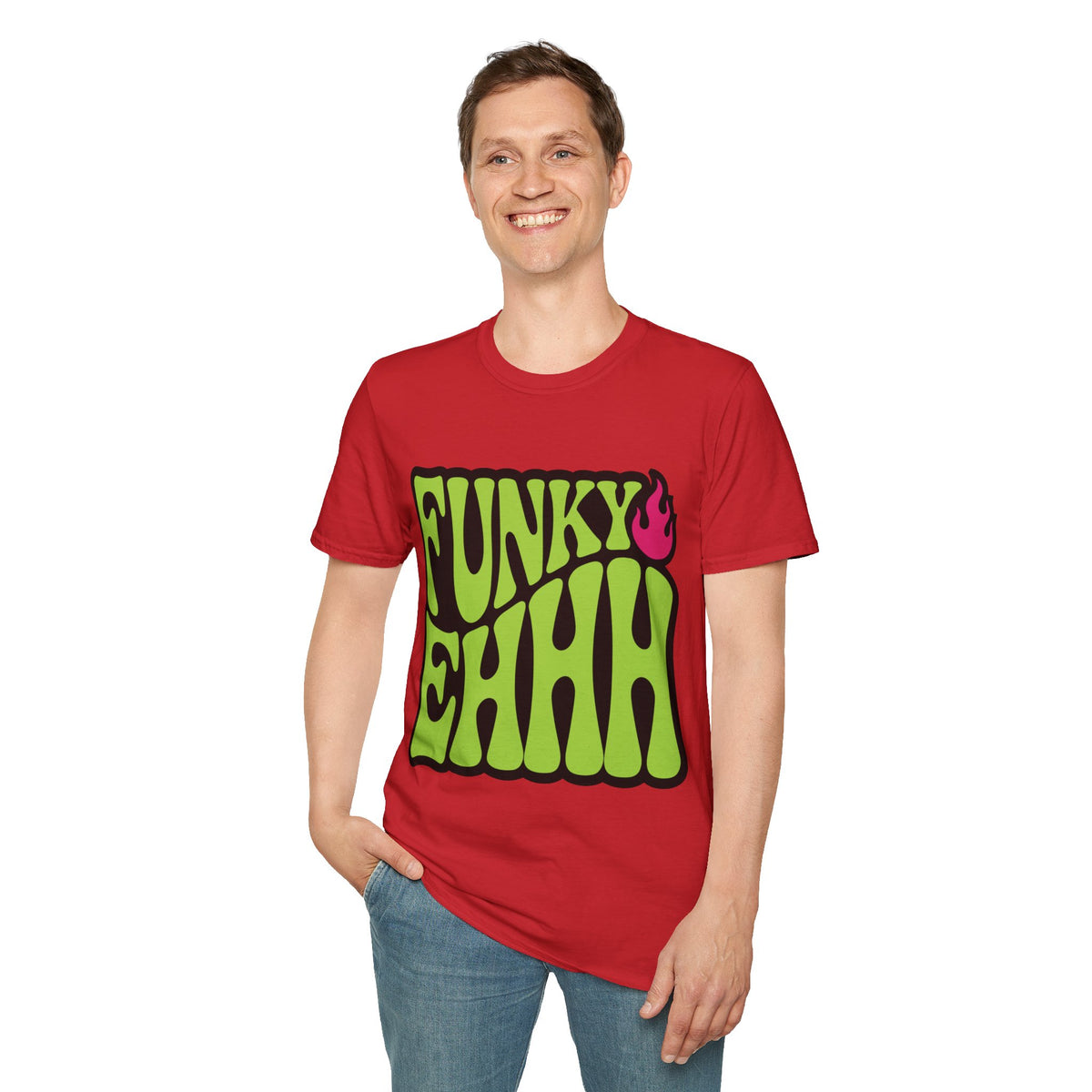 Funky Chili T-Shirt — Retro Psychedelic Green Flame Graphic Tee - Trending Now - August 2026