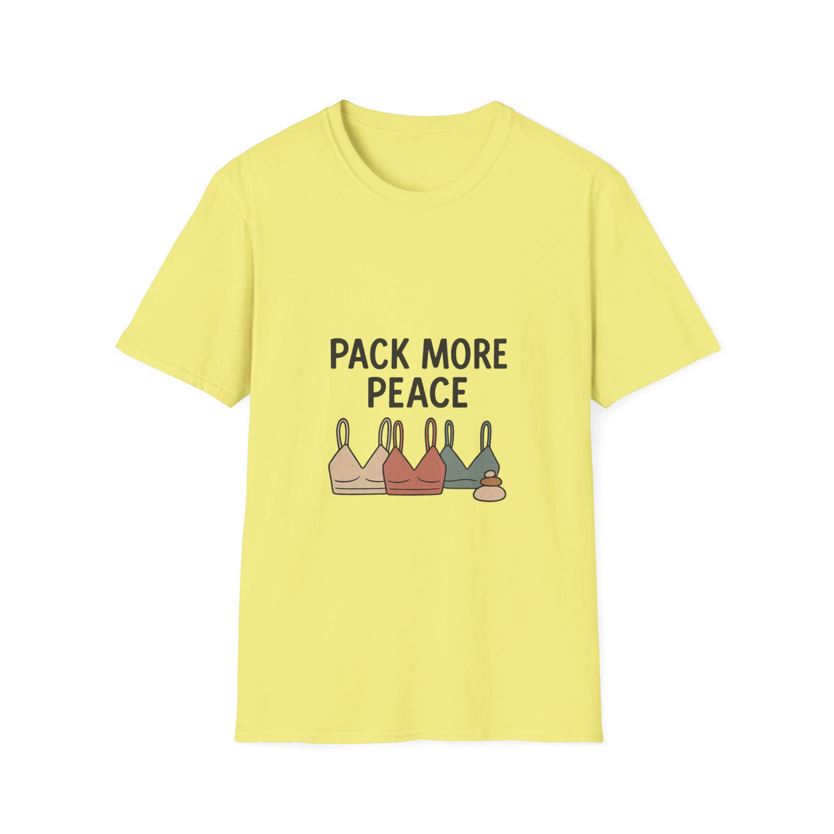 Pack More Peace T-Shirt — Minimalist Yoga / Mindfulness Tee - Trending Now - October 2026