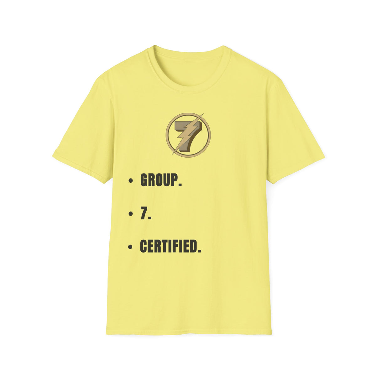7th Group Certified T-Shirt — Military Unit Emblem Tee - Trending Now - September 2026