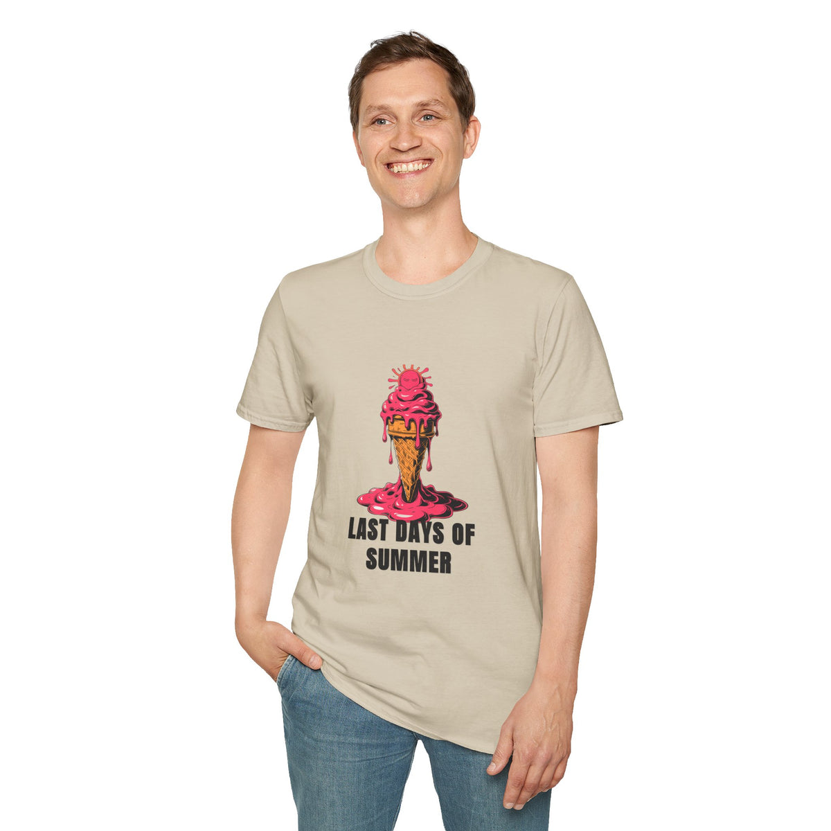 Ice Cream Melt T-Shirt — "Last Days of Summer" Graphic Tee - Trending Now - August 2026