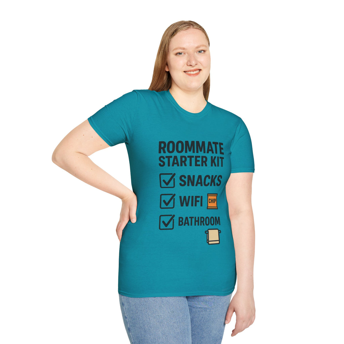 Minimal Black Graphic Tee — Subtle Block Text Design  - Trending Now - August 2026