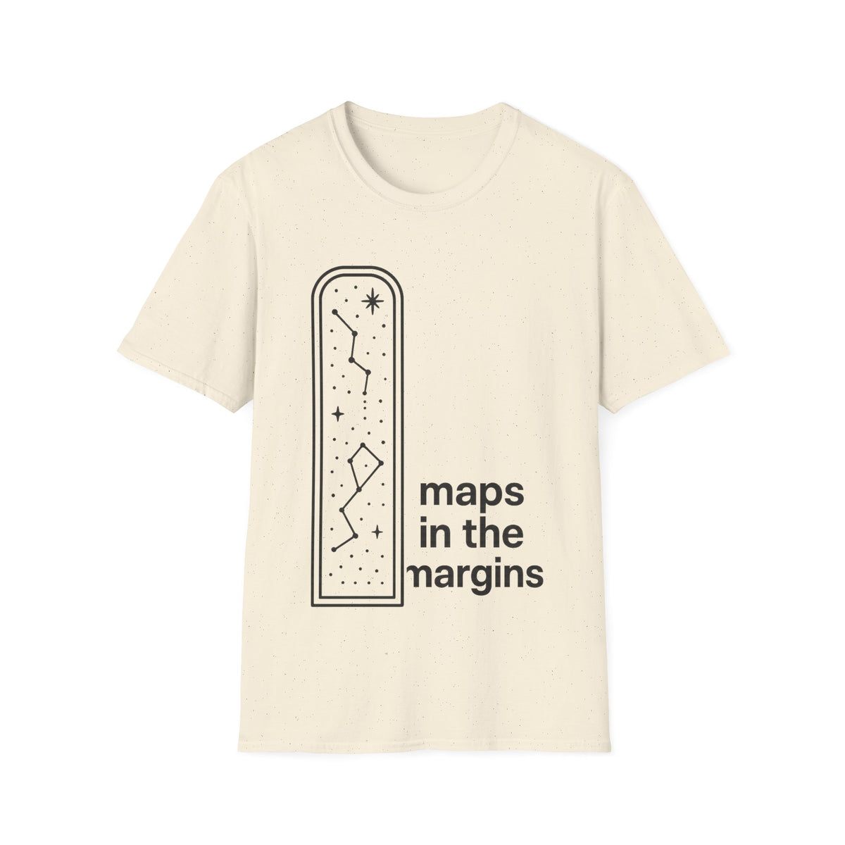 "Maps In The Margins" Travel Bookmark Tee | Minimalist Wanderlust Graphic T-Shirt - Trending Now - September 2026