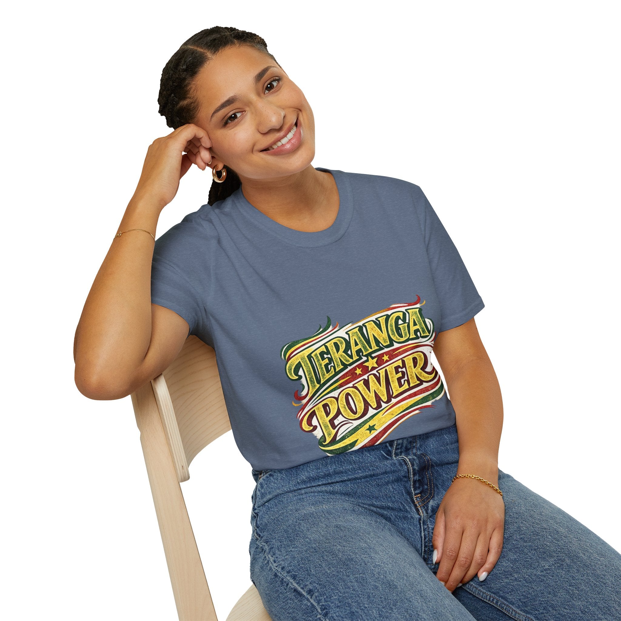 Senegal Teranga Power T-Shirt — Retro Senegal Pride Graphic Tee