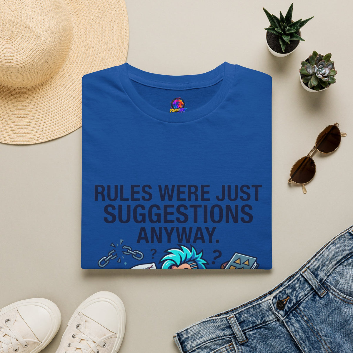 Aquarius Zodiac T‑Shirt — "Rules Were Just Suggestions Anyway" Graphic Tee