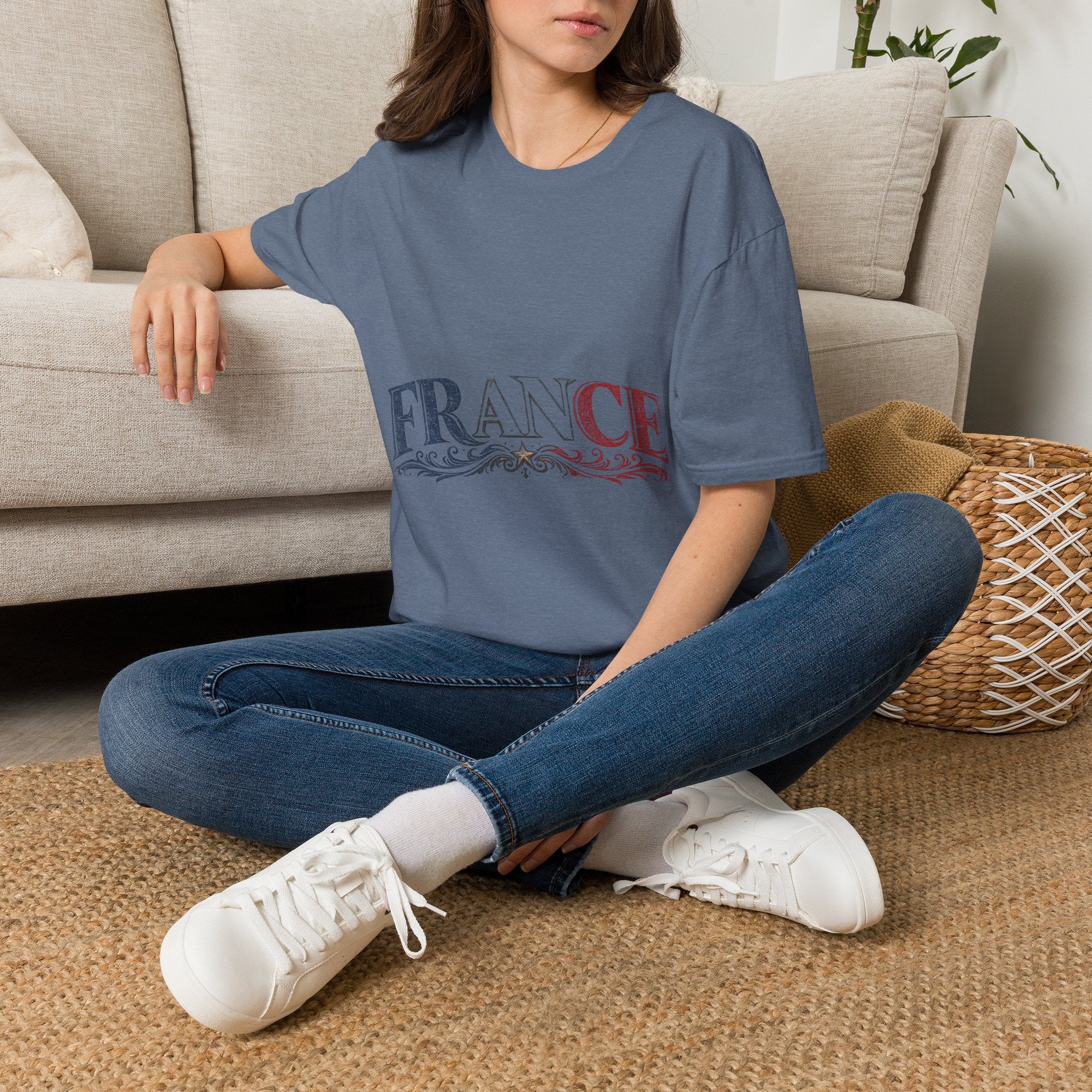 France Vintage Script T-Shirt