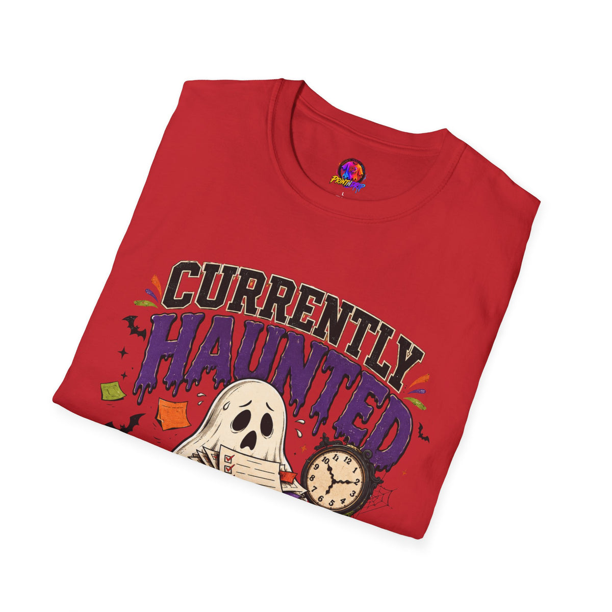 Halloween Currently Haunted Unisex Softstyle T-Shirt
