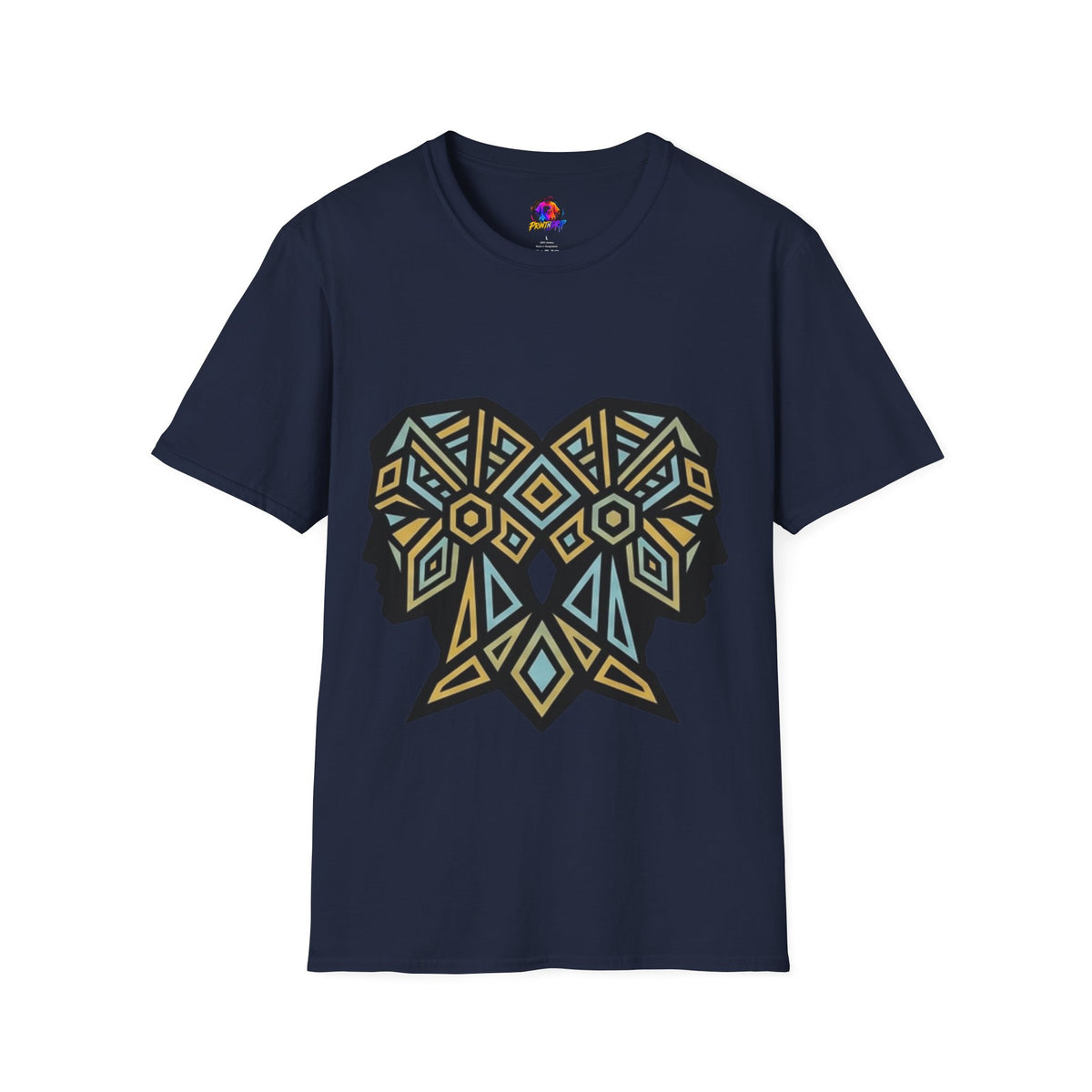 Geometric Elephant Tee — Tribal Mosaic Elephant Graphic T-Shirt