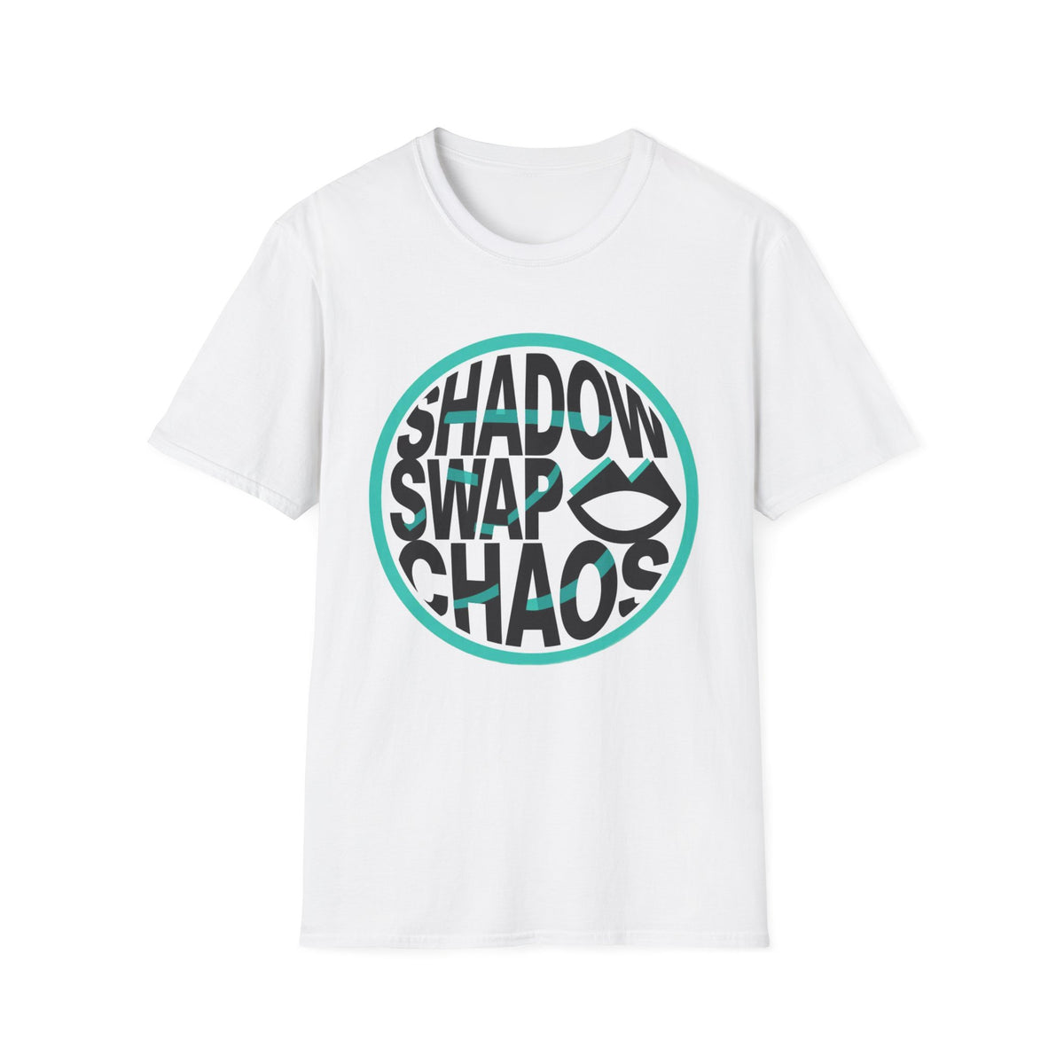 Shadow Swap Chaos T-Shirt — Retro Circular Surf/Skate Graphic Tee - Trending Now - August 2026
