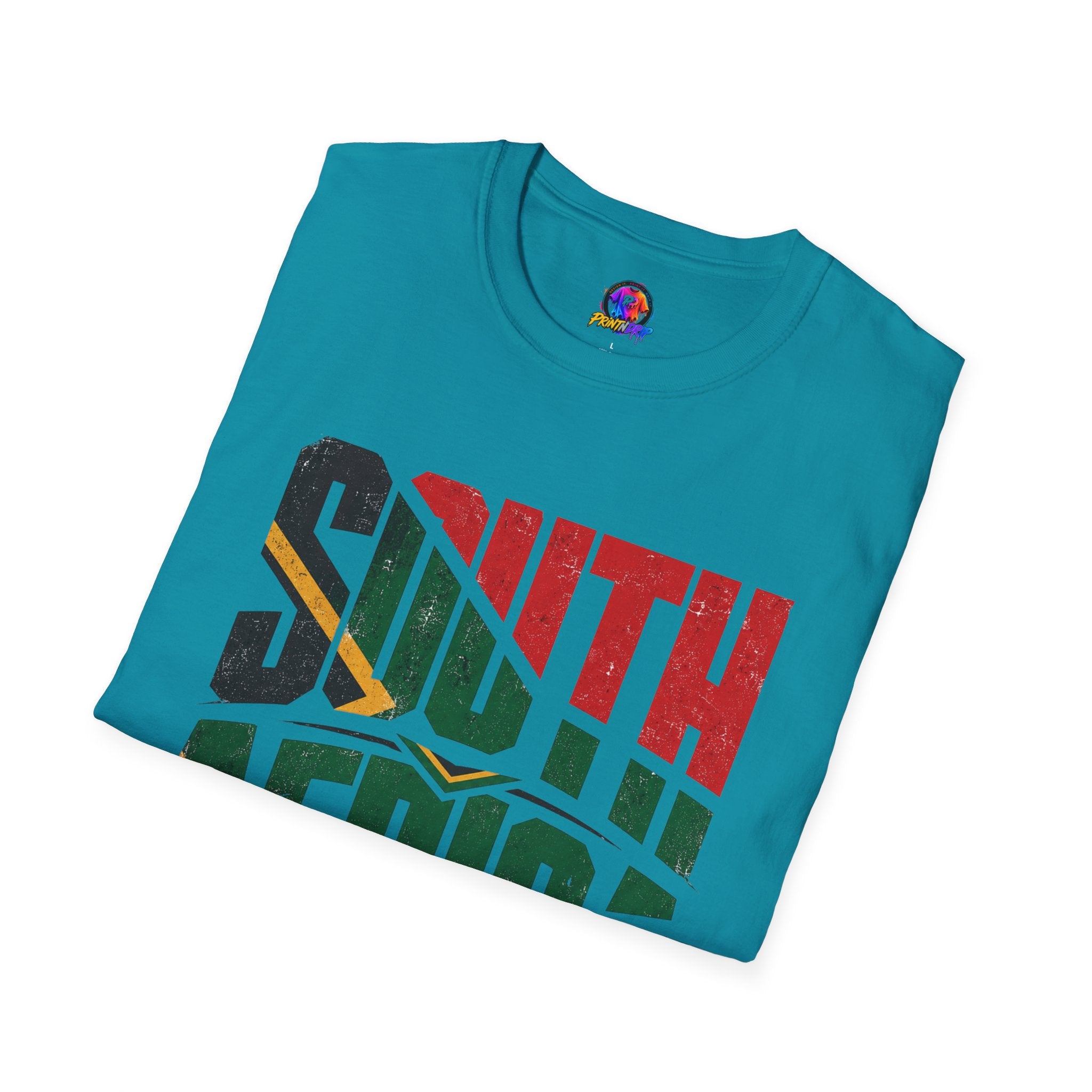 South Africa Soccer T-Shirt — Vintage Flag Football Fan Tee