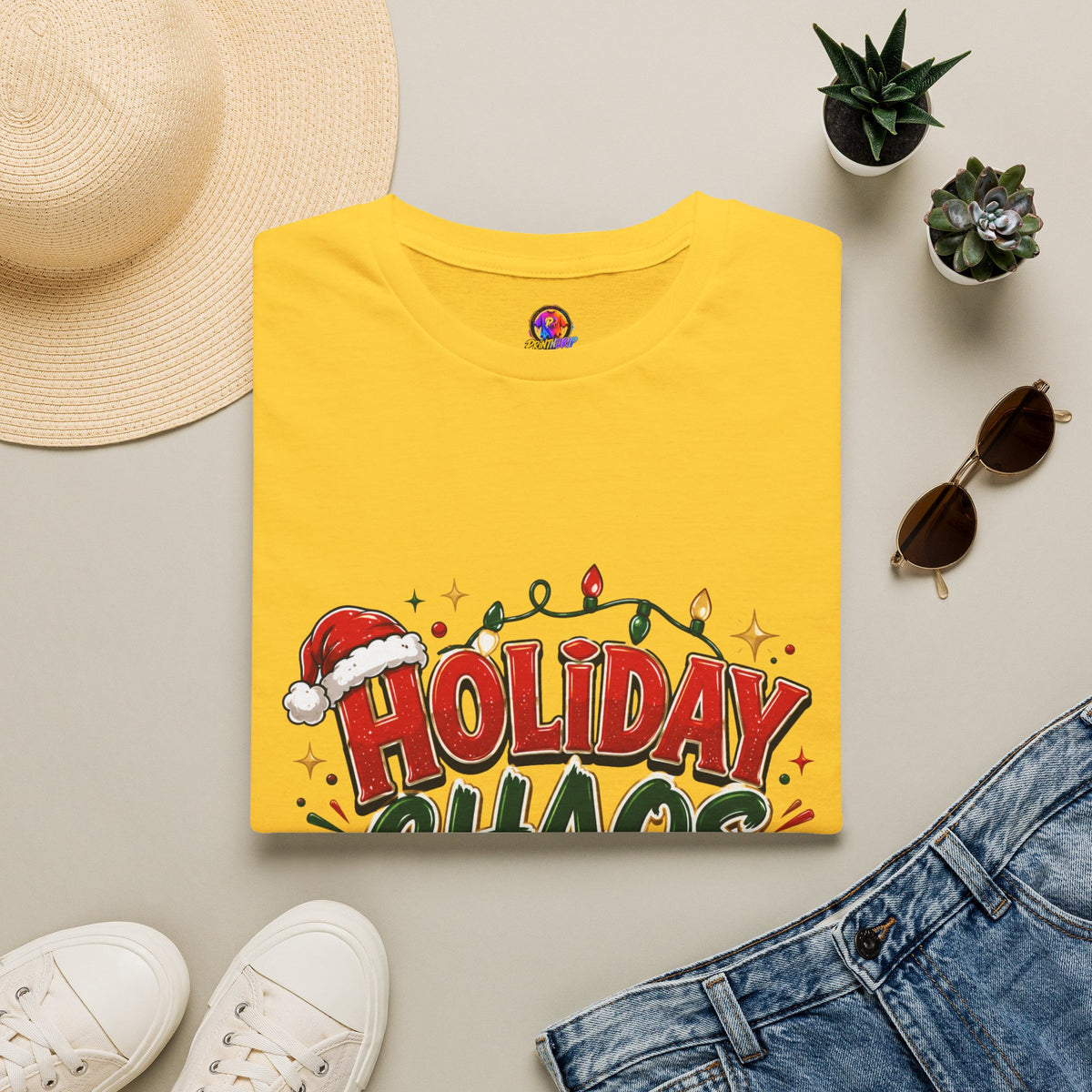 Holiday Chaos Coordinator T-Shirt — Funny Christmas Crew Tee