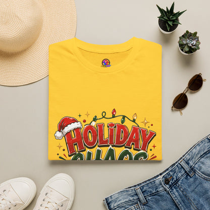 Holiday Chaos Coordinator T-Shirt — Funny Christmas Crew Tee