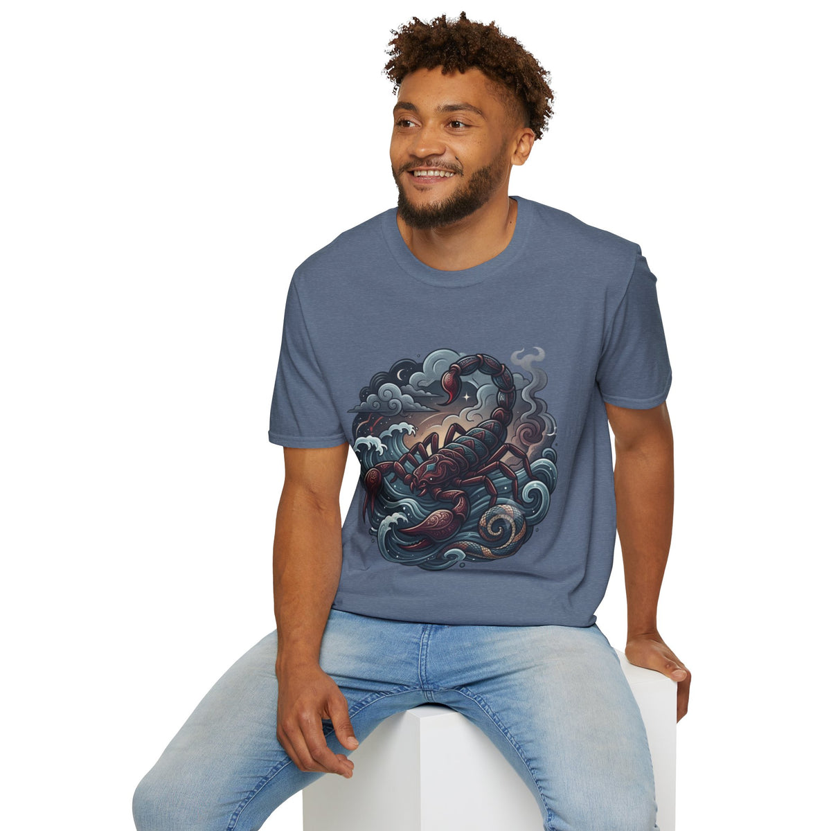 Scorpion Wave Unisex Softstyle T-Shirt