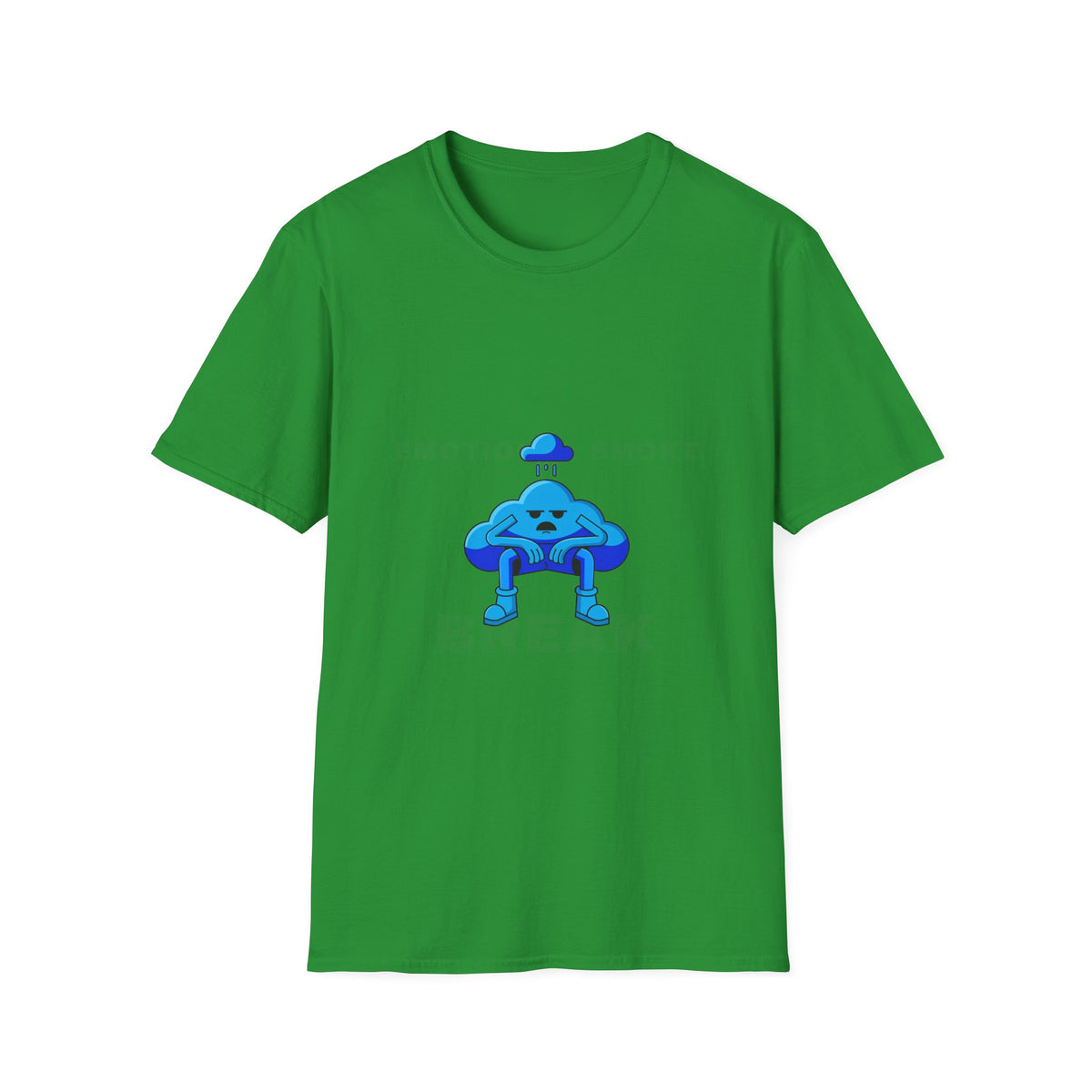 Sad Cloud Graphic T-Shirt — Cute Blue Cloud Illustration Tee - Trending Now - September 2026