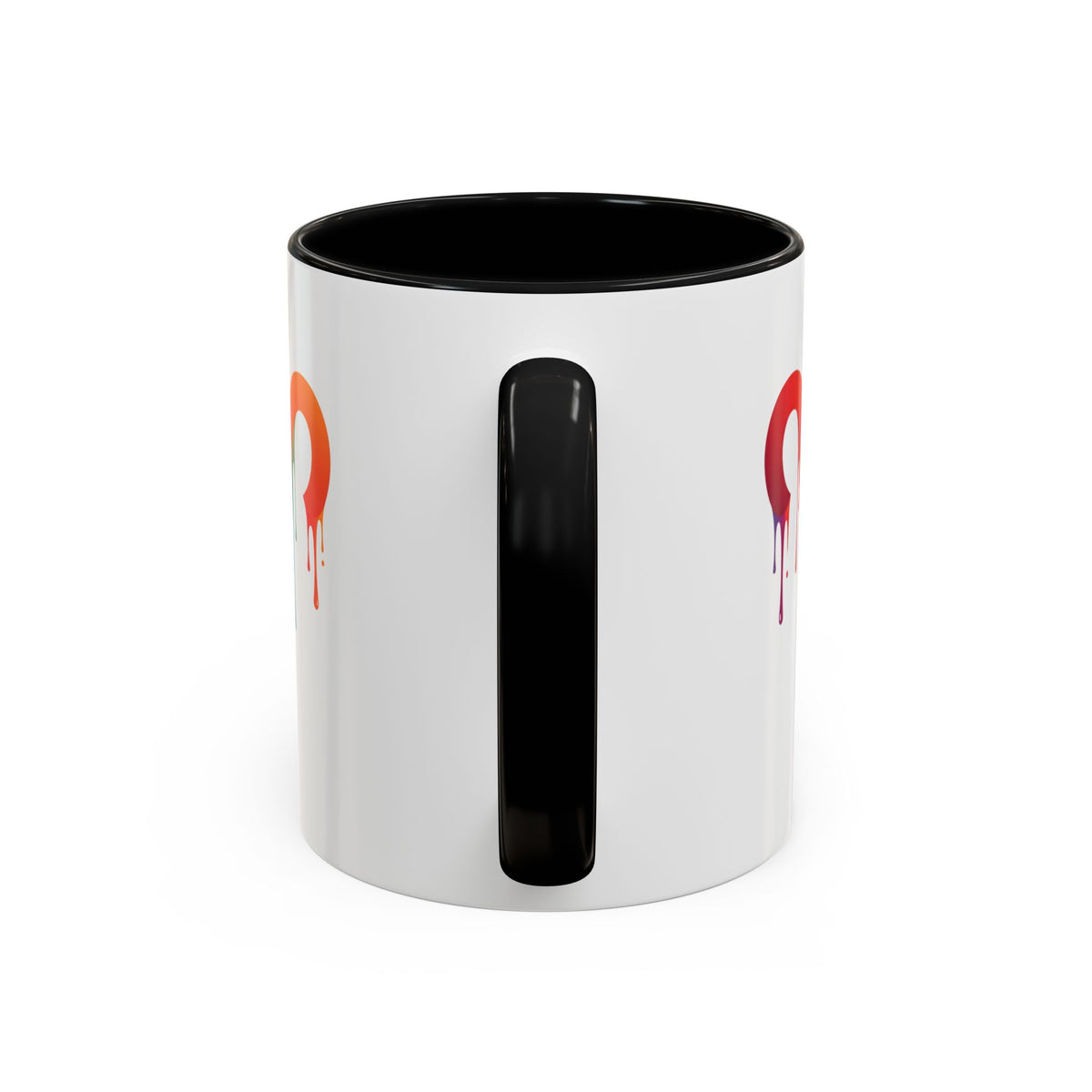 Aries Zodiac Rainbow Drip Aries Coffee Mug — Zodiac Astrology Accent Mug