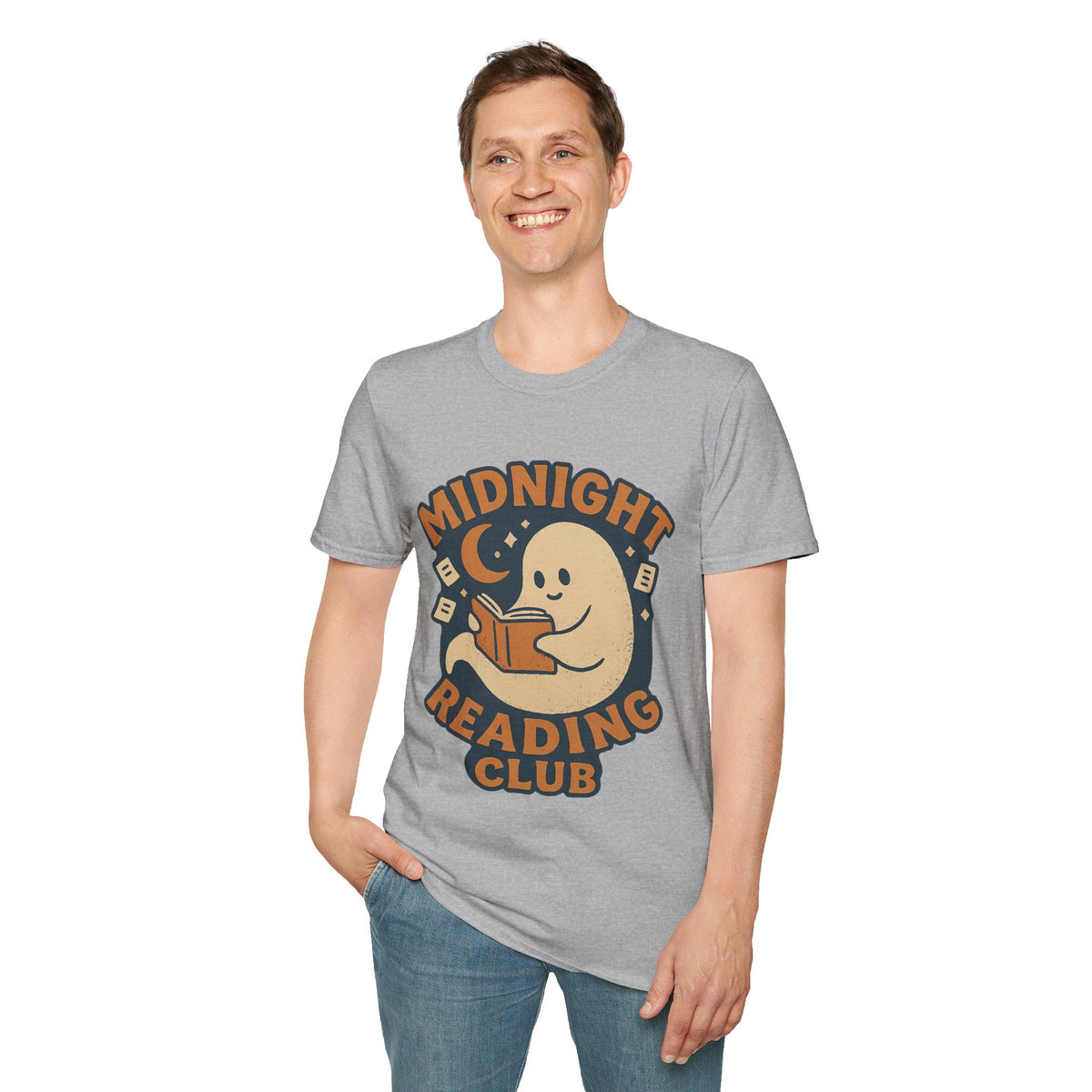 Midnight Reading Club T-Shirt — Cute Ghost Booklover Tee - Trending Now - August 2026