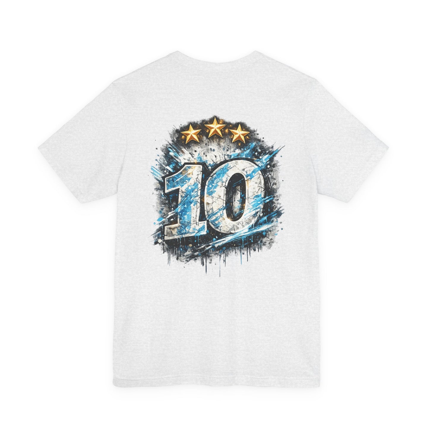 Buenos Aires Nights T‑Shirt — '10' Grunge Graphic Tee - Argentina No. 10