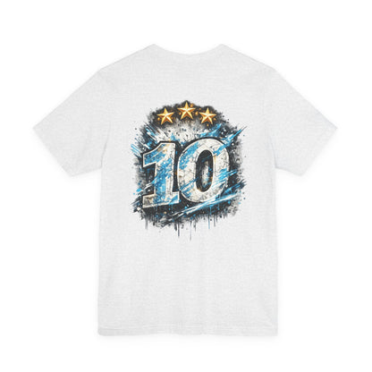 Buenos Aires Nights T‑Shirt — '10' Grunge Graphic Tee - Argentina No. 10