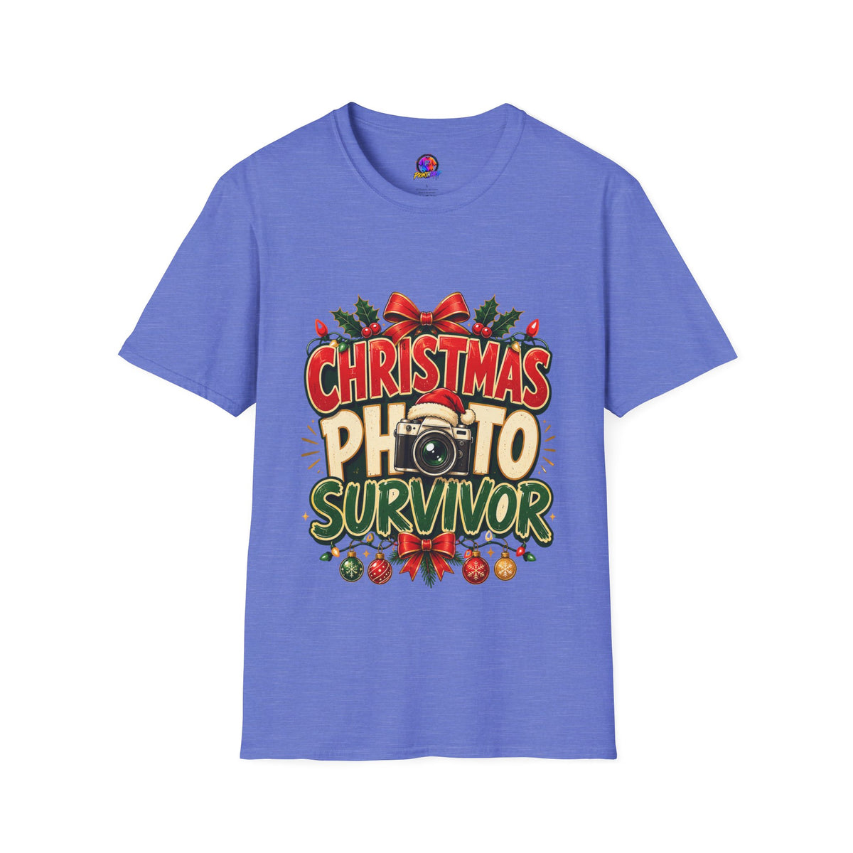 Christmas Photo Survivor T-Shirt — Funny Holiday Graphic Tee