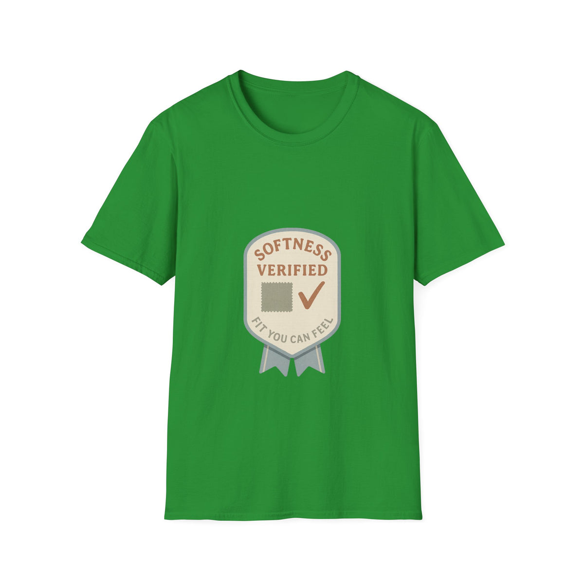 Softness Verified Badge T-Shirt — Cozy Comfort Graphic Tee - Trending Now - October 2026
