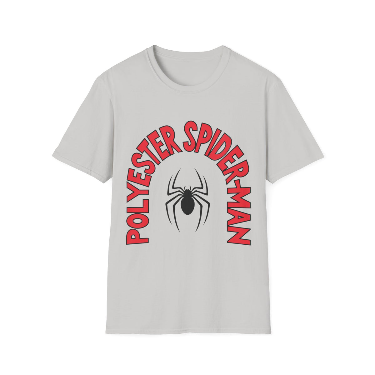 Spider Graphic T-Shirt — "Polyester Spiderman" Retro Spider Logo Tee - Trending Now - August 2026