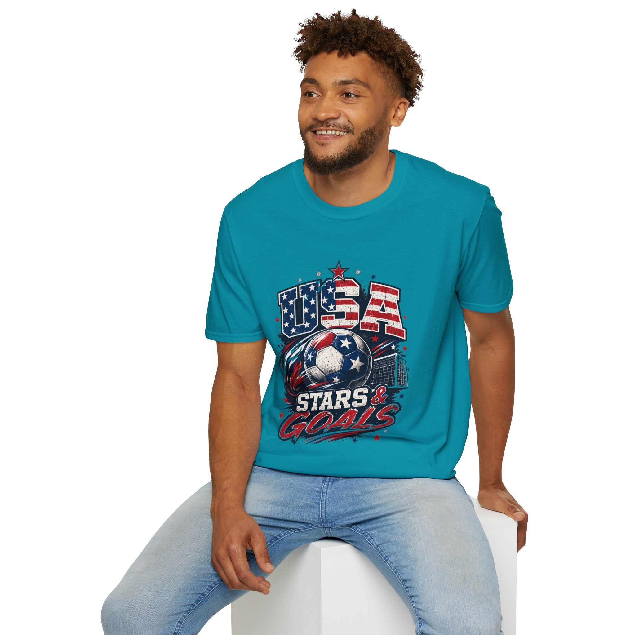 USA Stars & Goals Soccer T-Shirt
