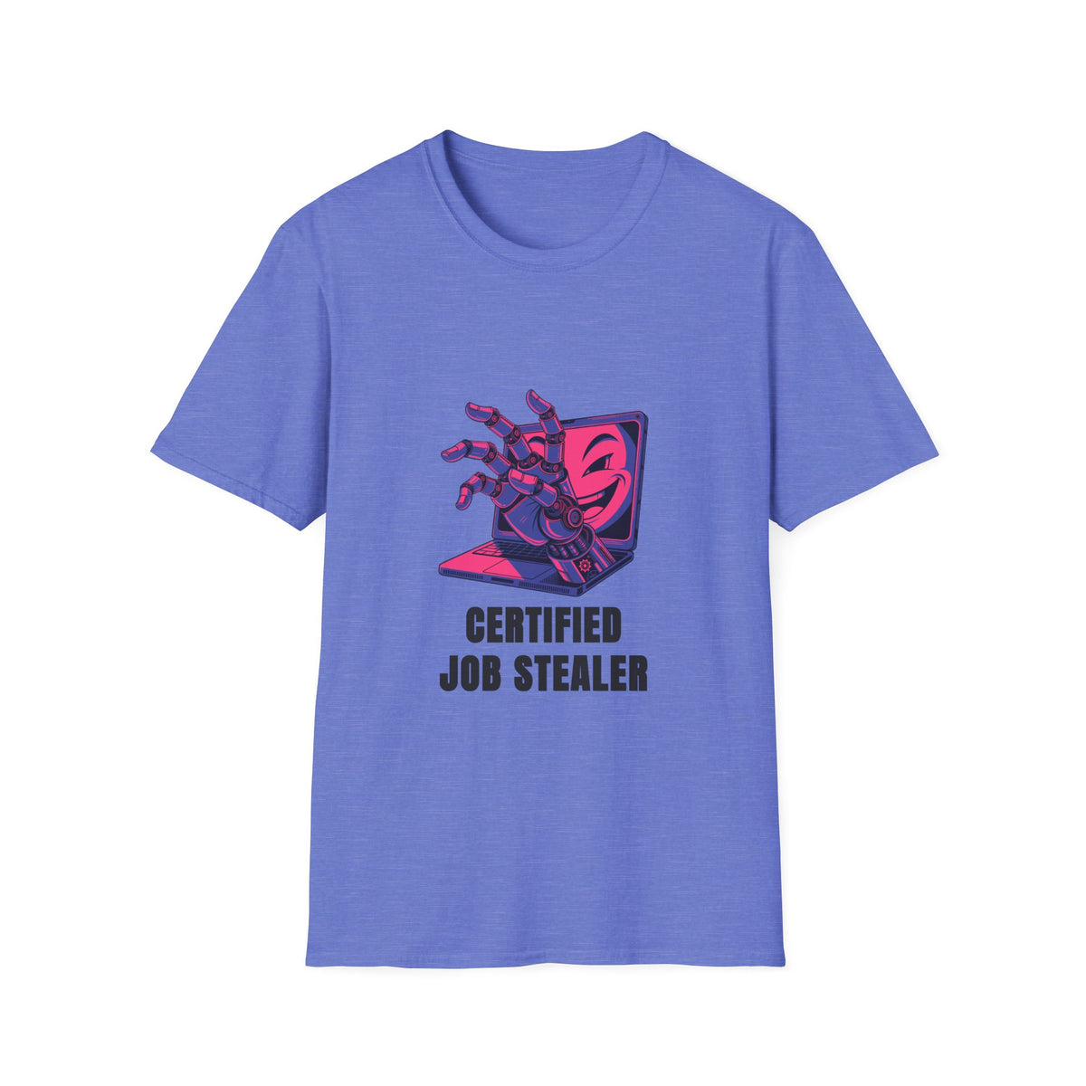 Certified Job Stealer T-Shirt — Retro Cyber Hand Graphic Tee - Trending Now - August 2026