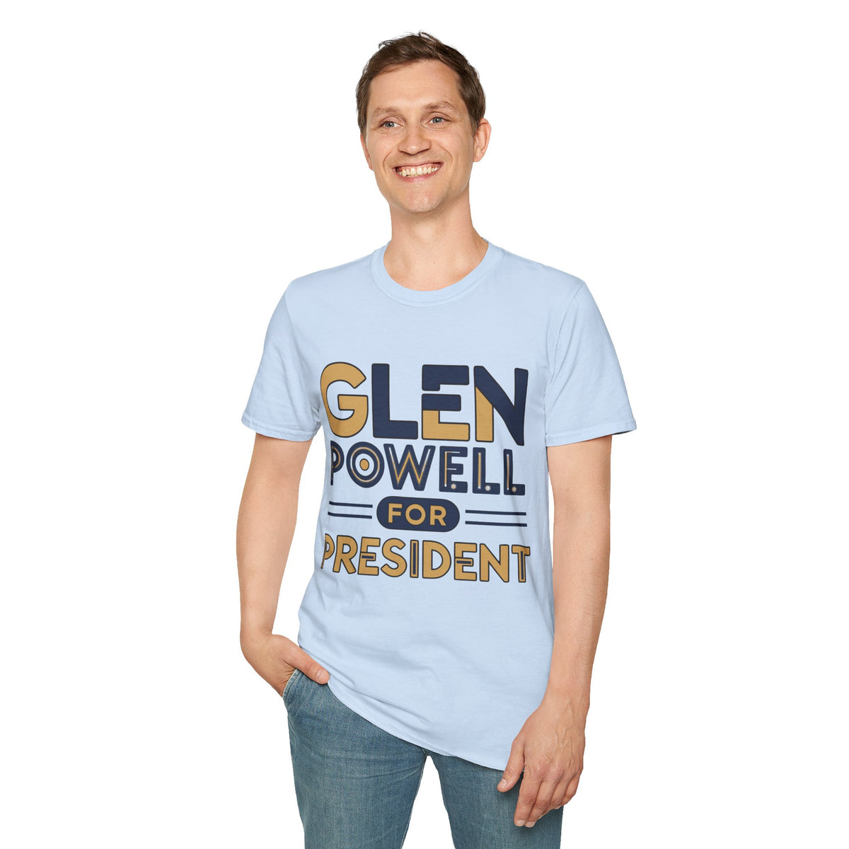 Glen Powell for President T‑Shirt - Trending Now - August 2026
