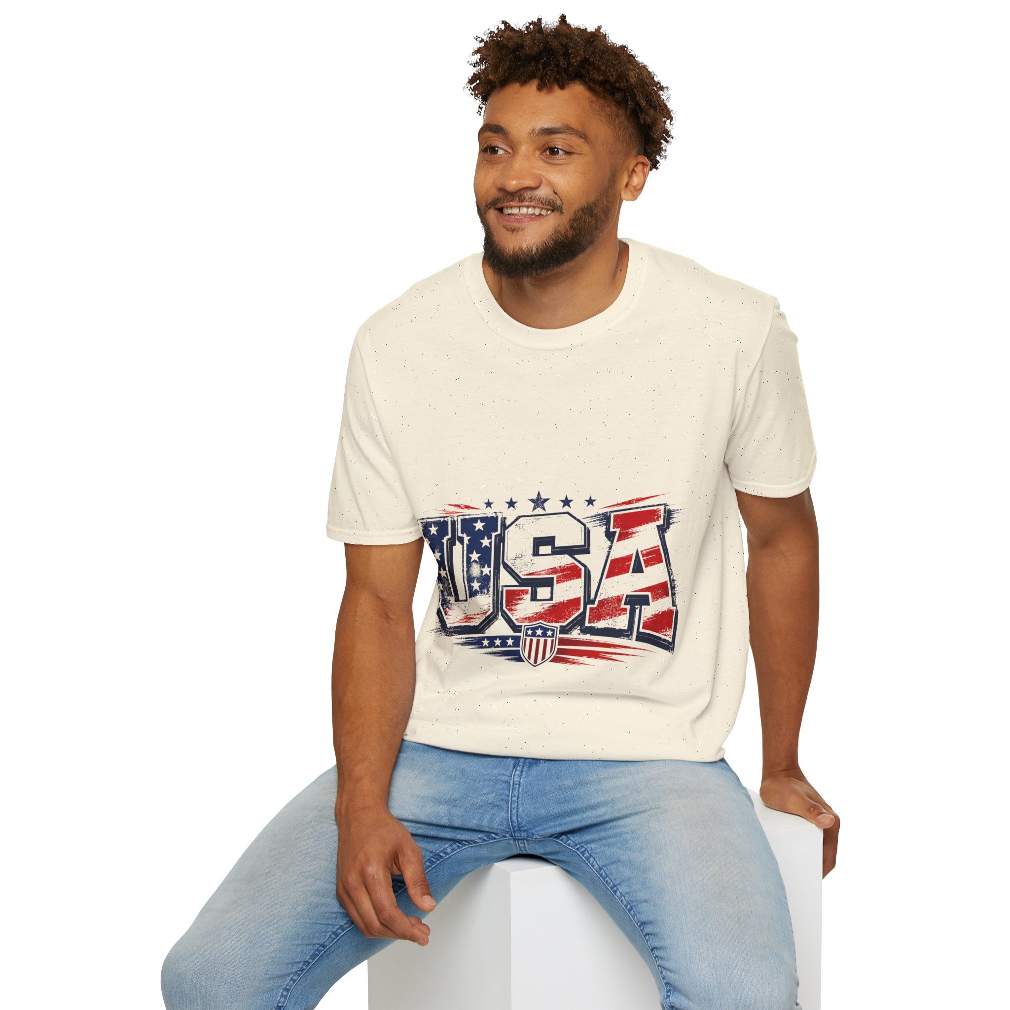 USA Flag Graphic T-Shirt — Patriotic American Pride Tee