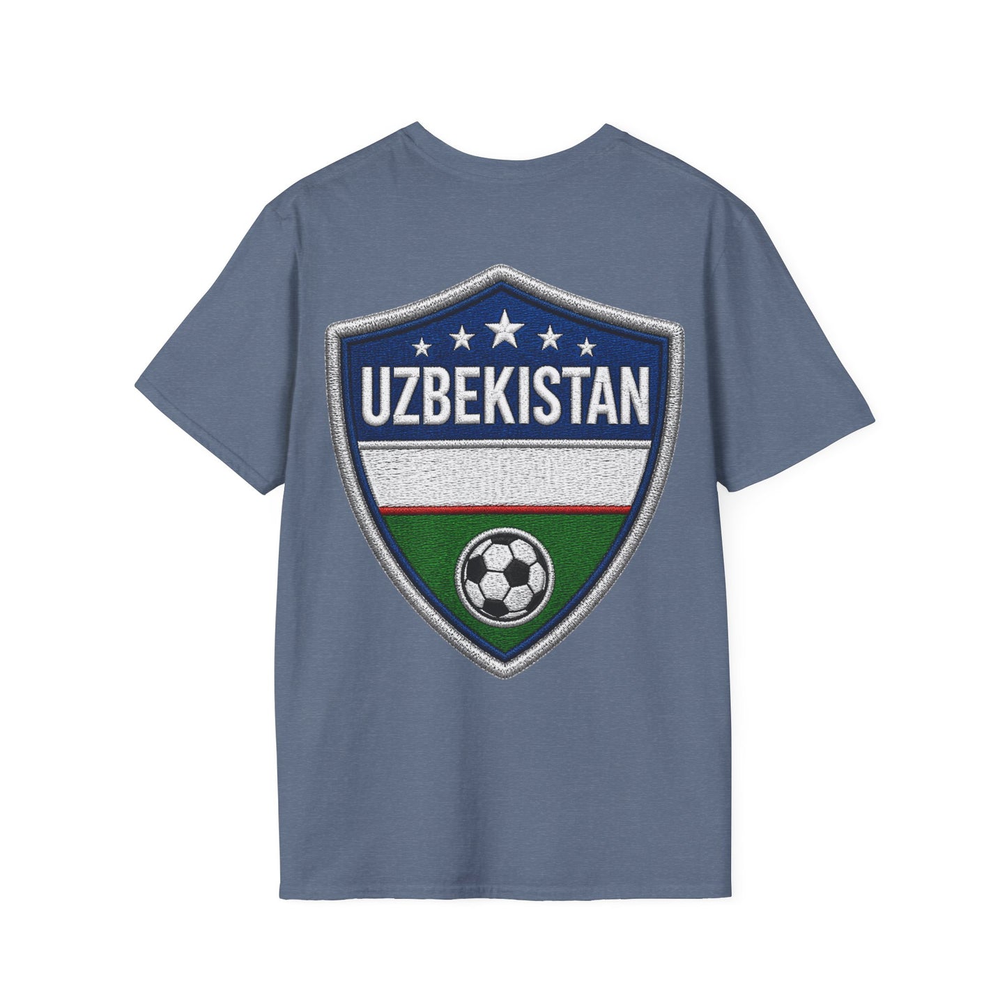 Silk Road Strike Soccer T-Shirt — Uzbekistan Football Graphic Tee
