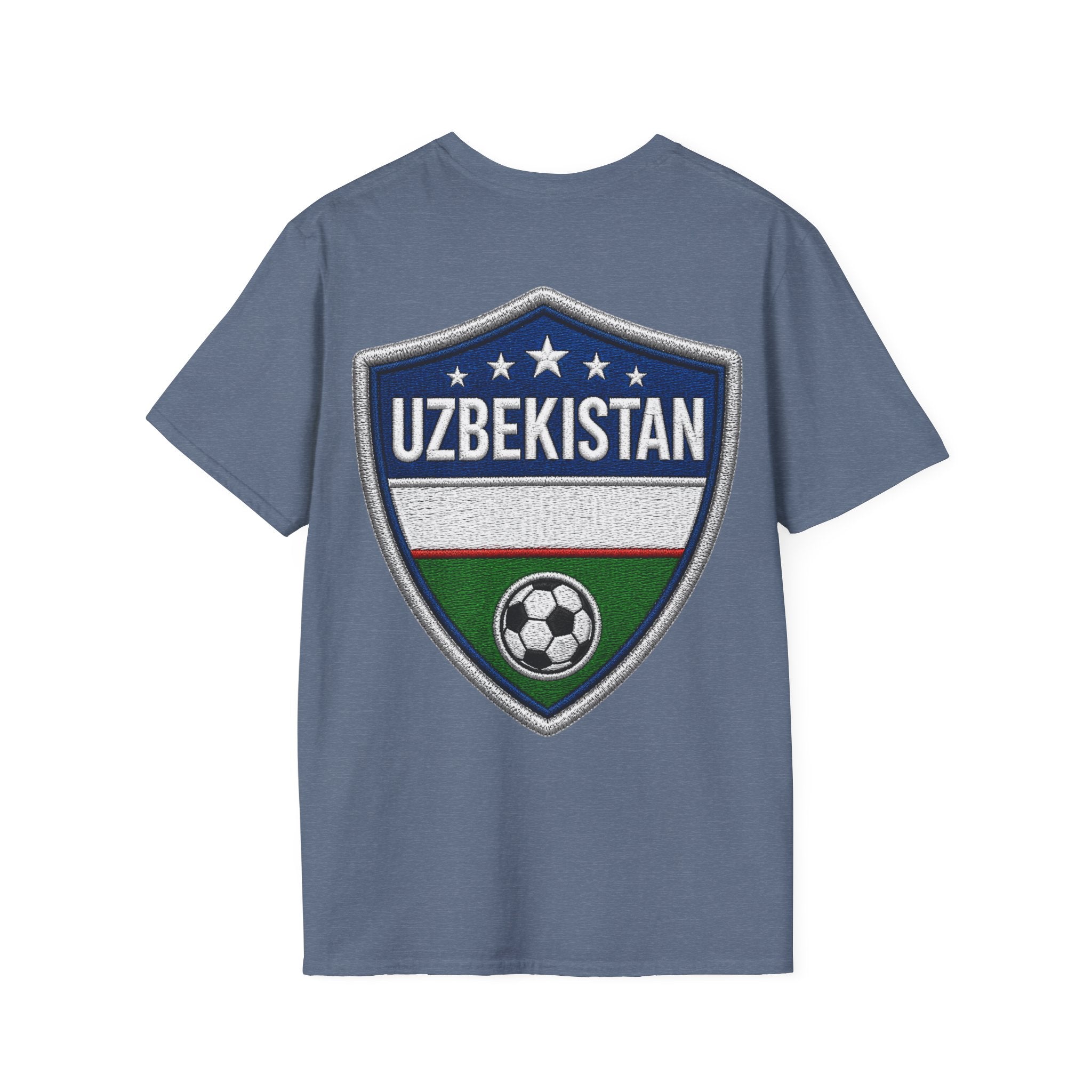 Silk Road Strike Soccer T-Shirt — Uzbekistan Football Graphic Tee