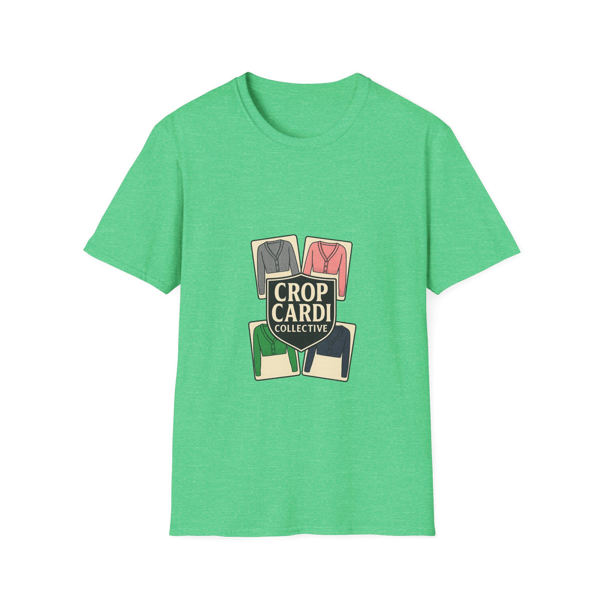 Crop Card Collective T-Shirt — Retro Card Game Logo Tee - Trending Now - October 2026