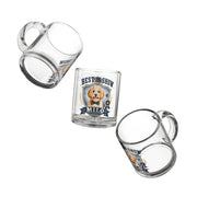 Best in Show Personalized Glass Mug — Custom Pet Name (10oz) Milo Bailey Dog Dad Mom  Glass Mug 10 oz