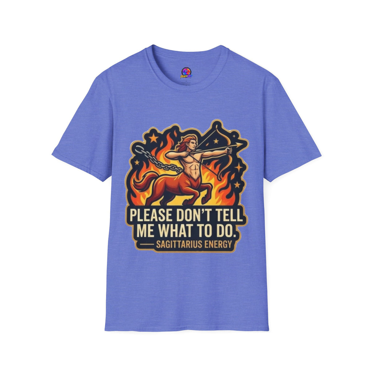 Sagittarius Archer T-Shirt — "Please Don't Tell Me What To Do" Zodiac Graphic